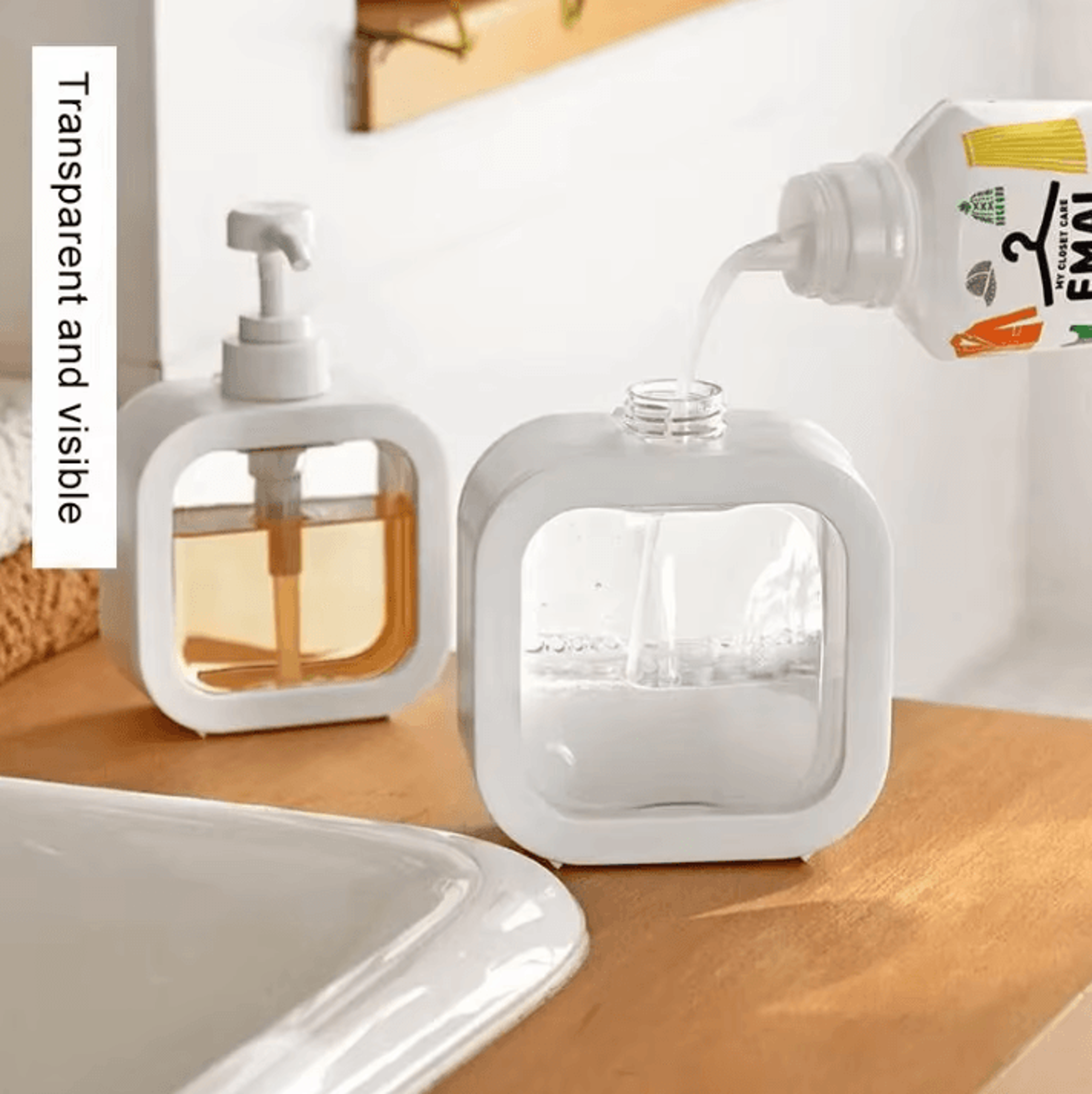Large Capacity Laundry Detergent And Shower Gel Dispensing Bottle 2
