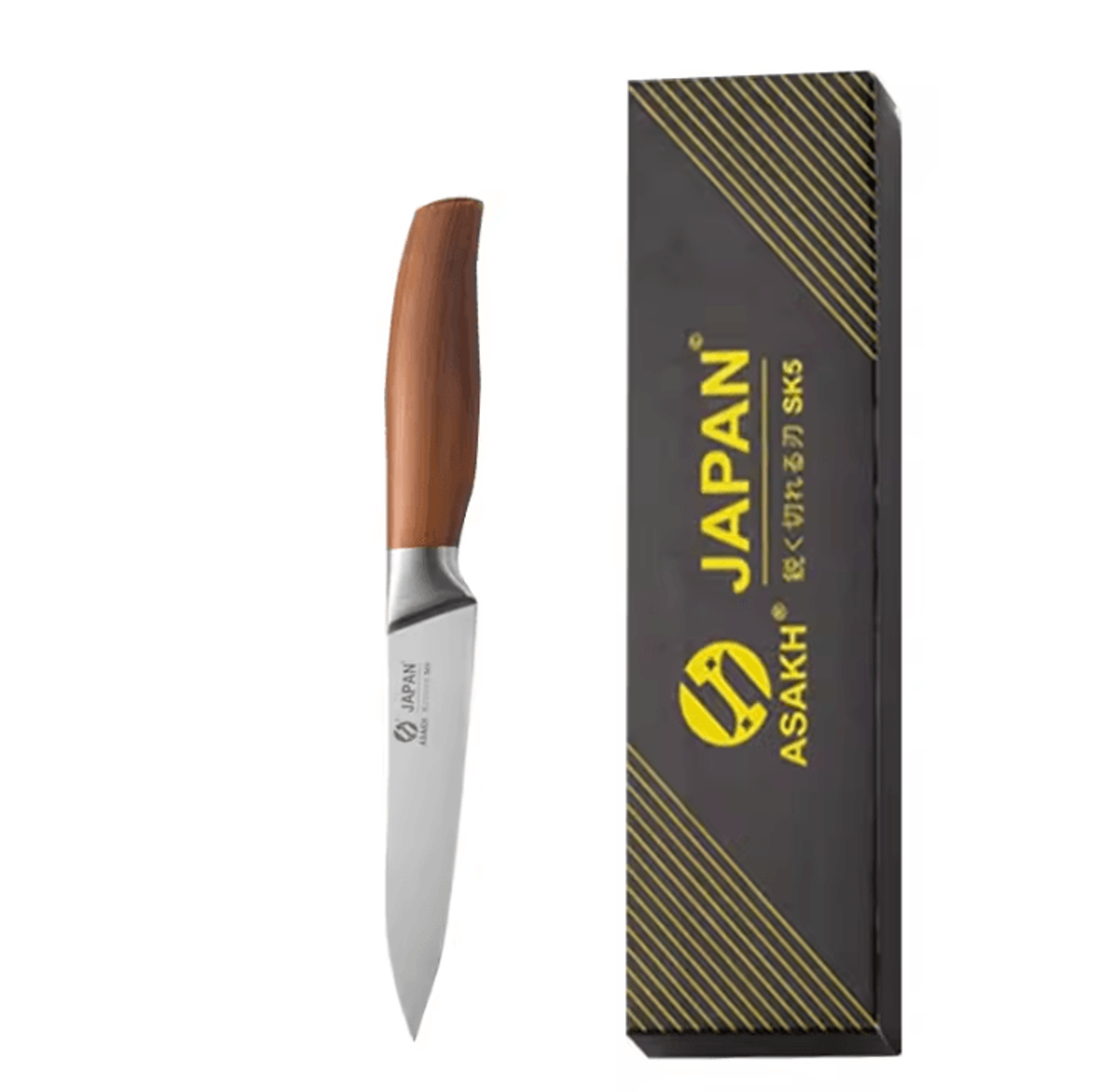 Professional Japanese Kitchen Knives Set With Chef Santoku Fillet And Cleaver 2