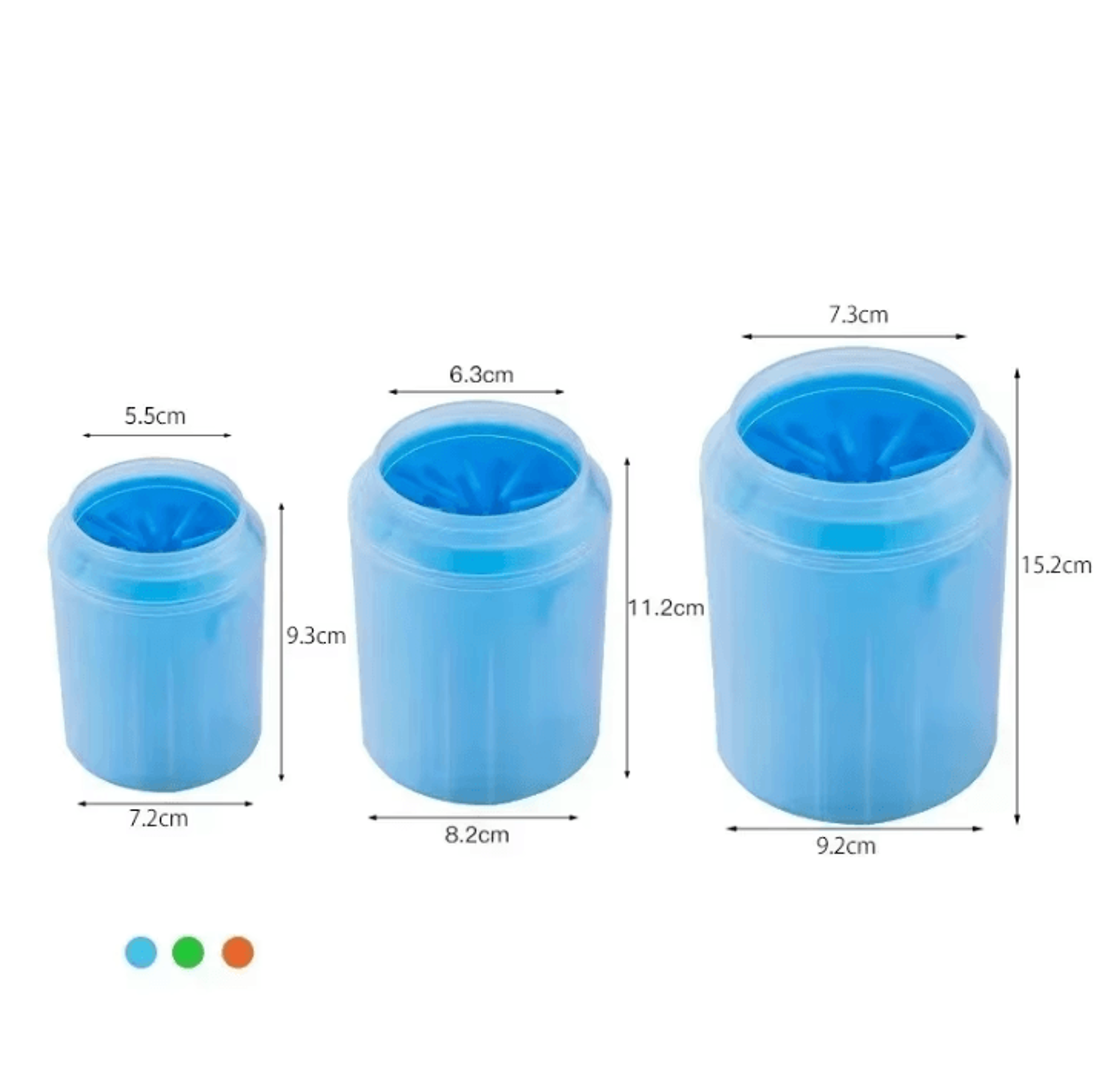 Dog Paw Washer Cleaner  Soft Silicone Dog Paw Cleaning Bucket With Pet Foot Brush 4