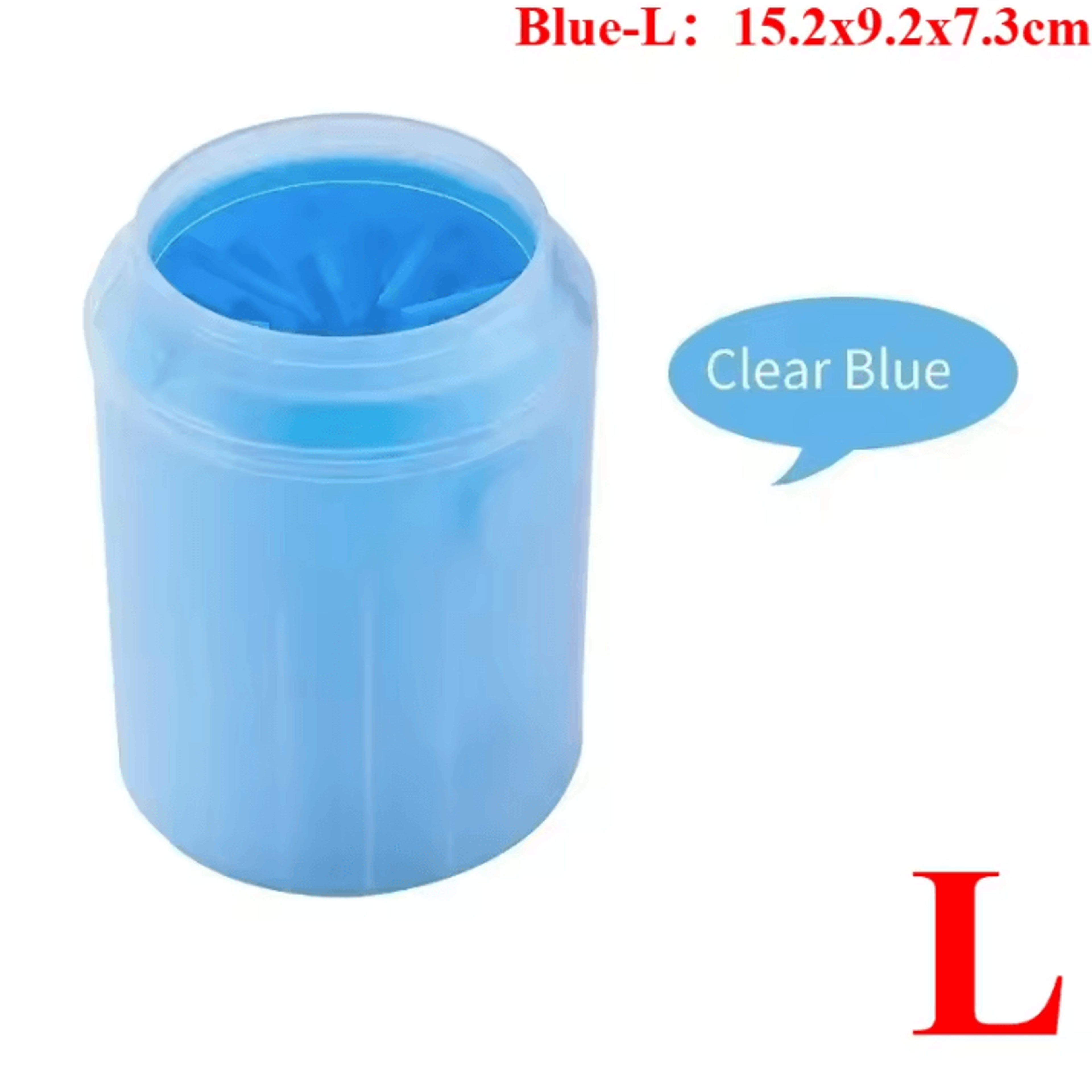 Dog Paw Washer Cleaner  Soft Silicone Dog Paw Cleaning Bucket With Pet Foot Brush 7