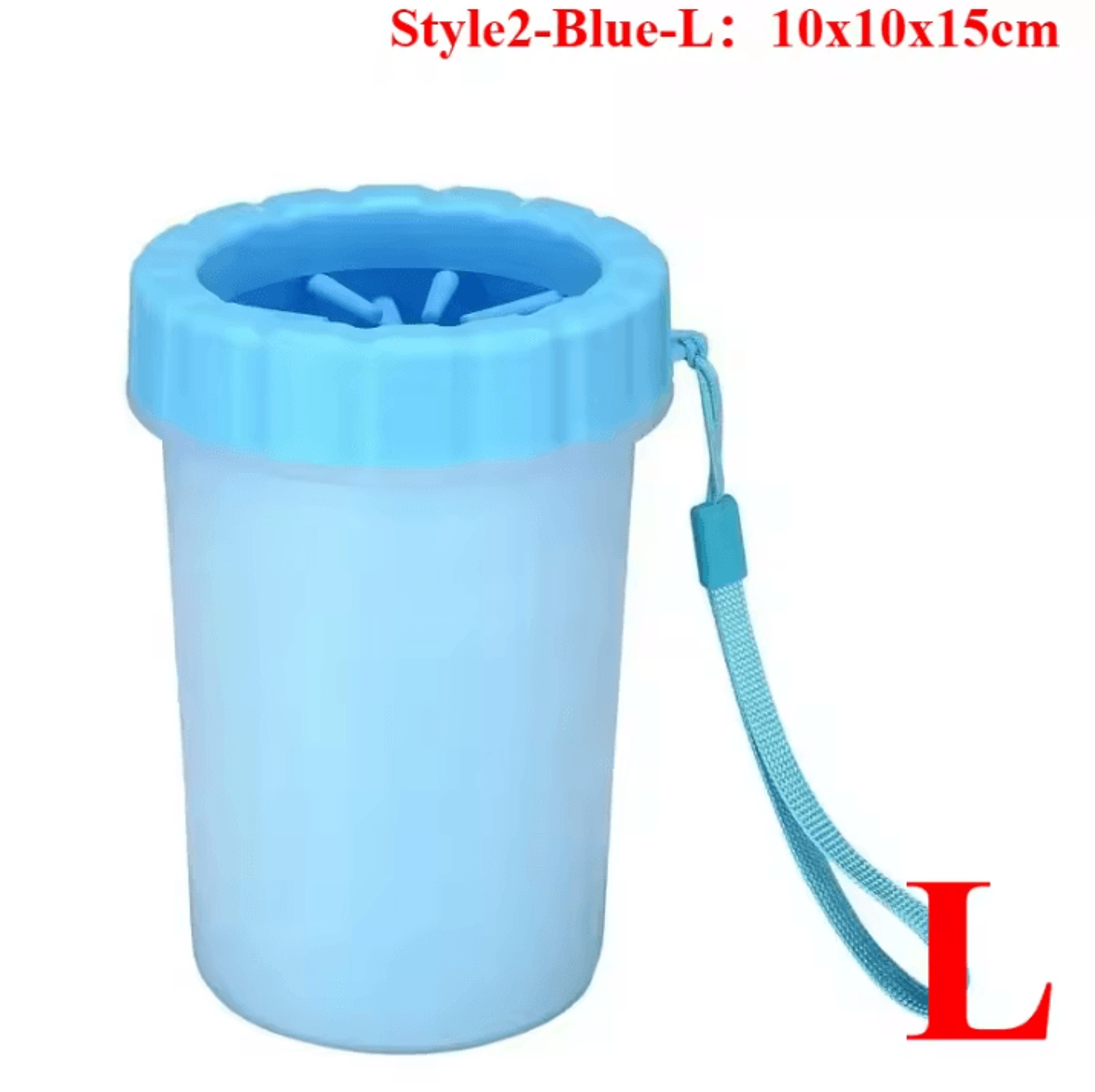 Dog Paw Washer Cleaner  Soft Silicone Dog Paw Cleaning Bucket With Pet Foot Brush 19