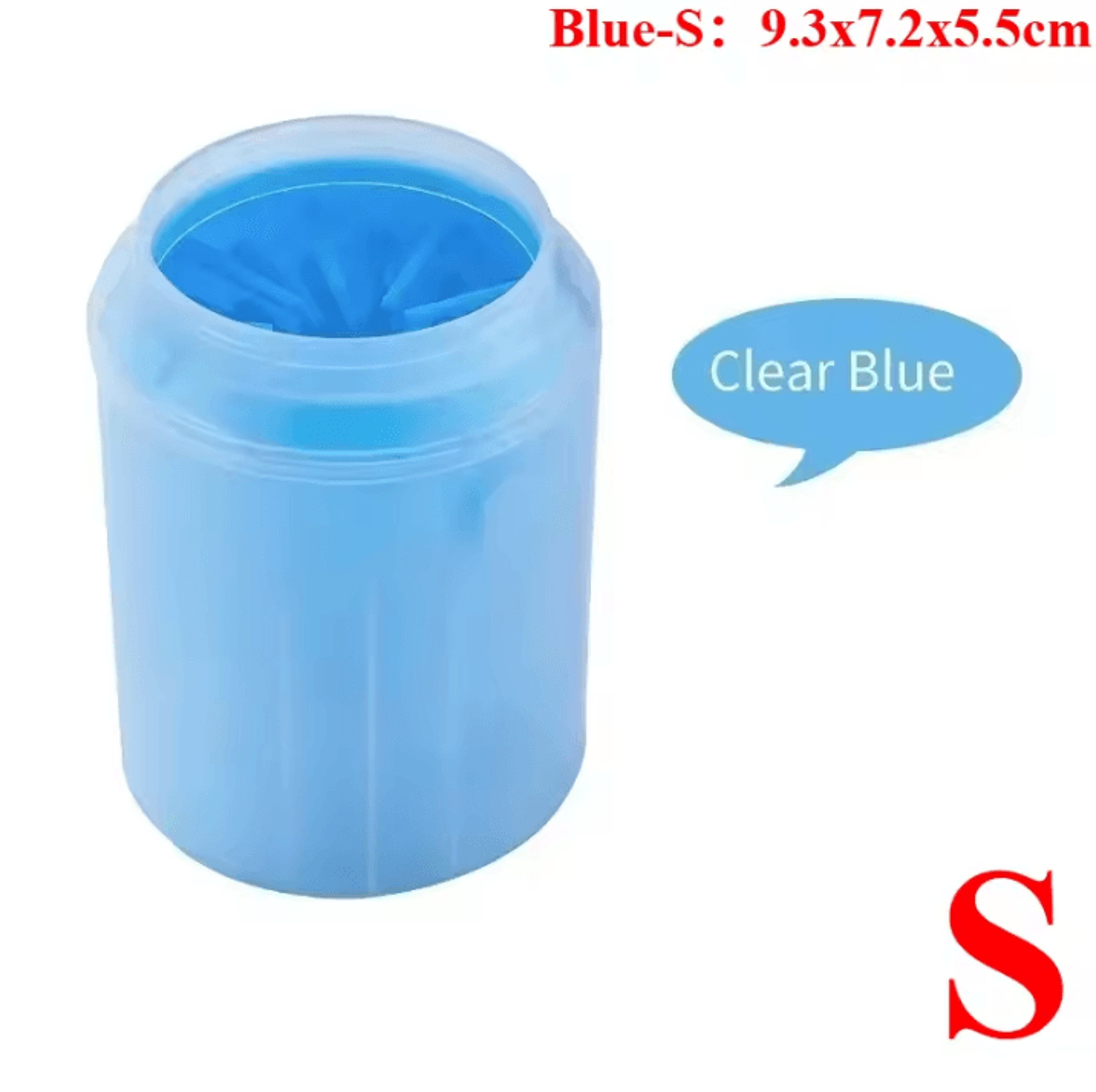 Dog Paw Washer Cleaner  Soft Silicone Dog Paw Cleaning Bucket With Pet Foot Brush 5