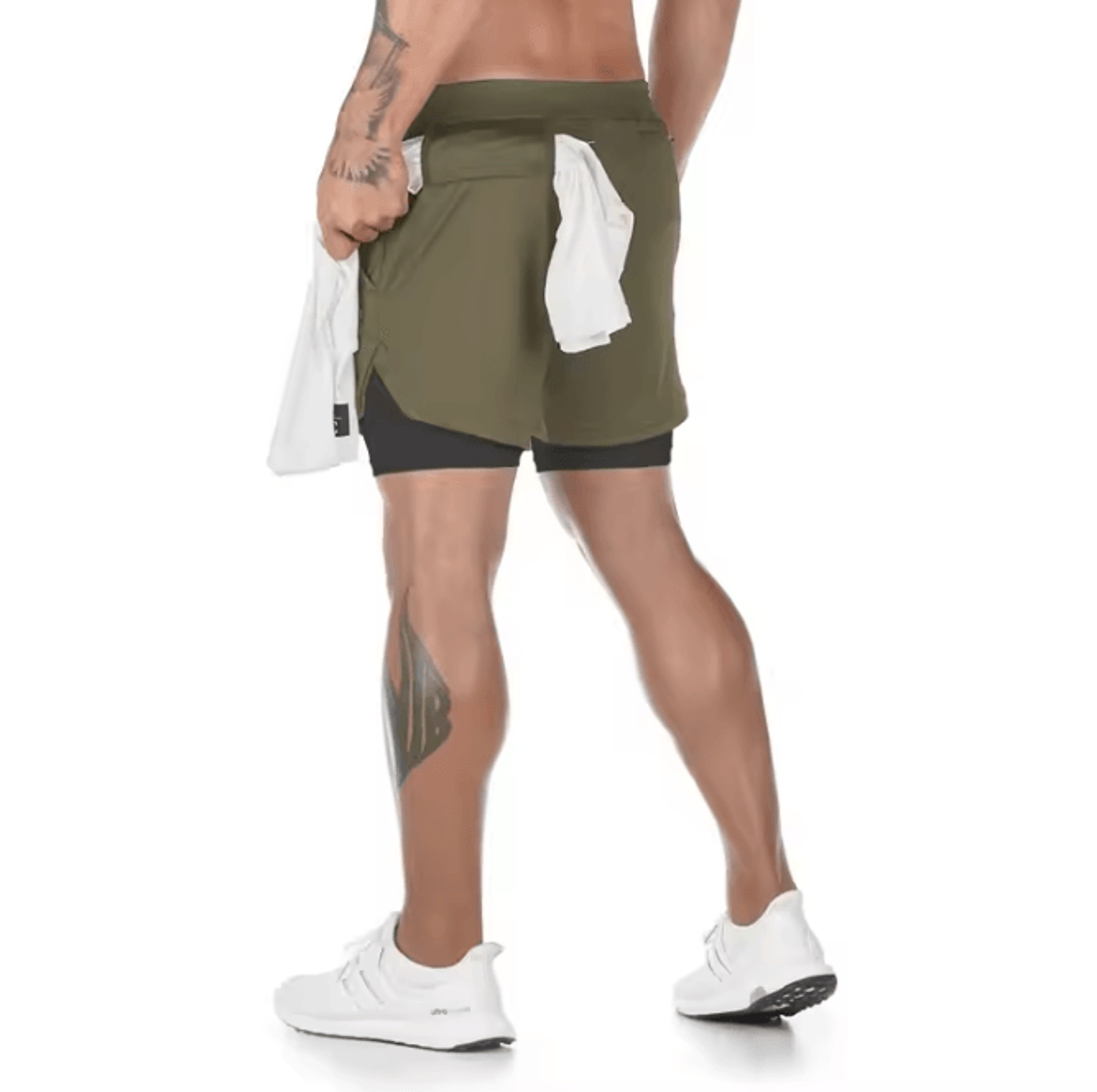 Camo Running Shorts For Men  2in1 QuickDry Gym  Fitness Jogging Shorts 14
