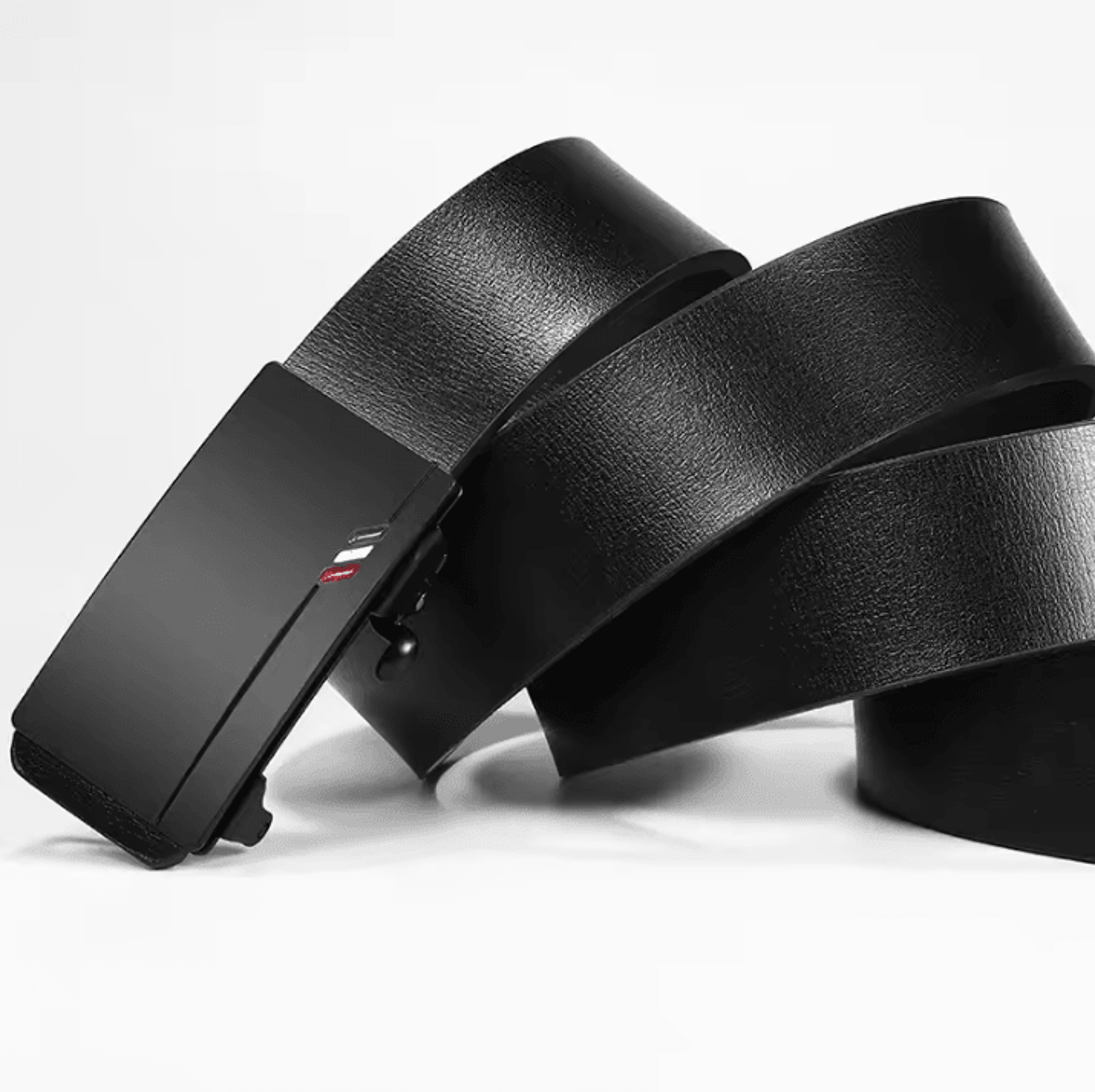 Luxury Genuine Leather Belt For Men  Quality Mens Automatic Buckle Belt With Metal Strap 3