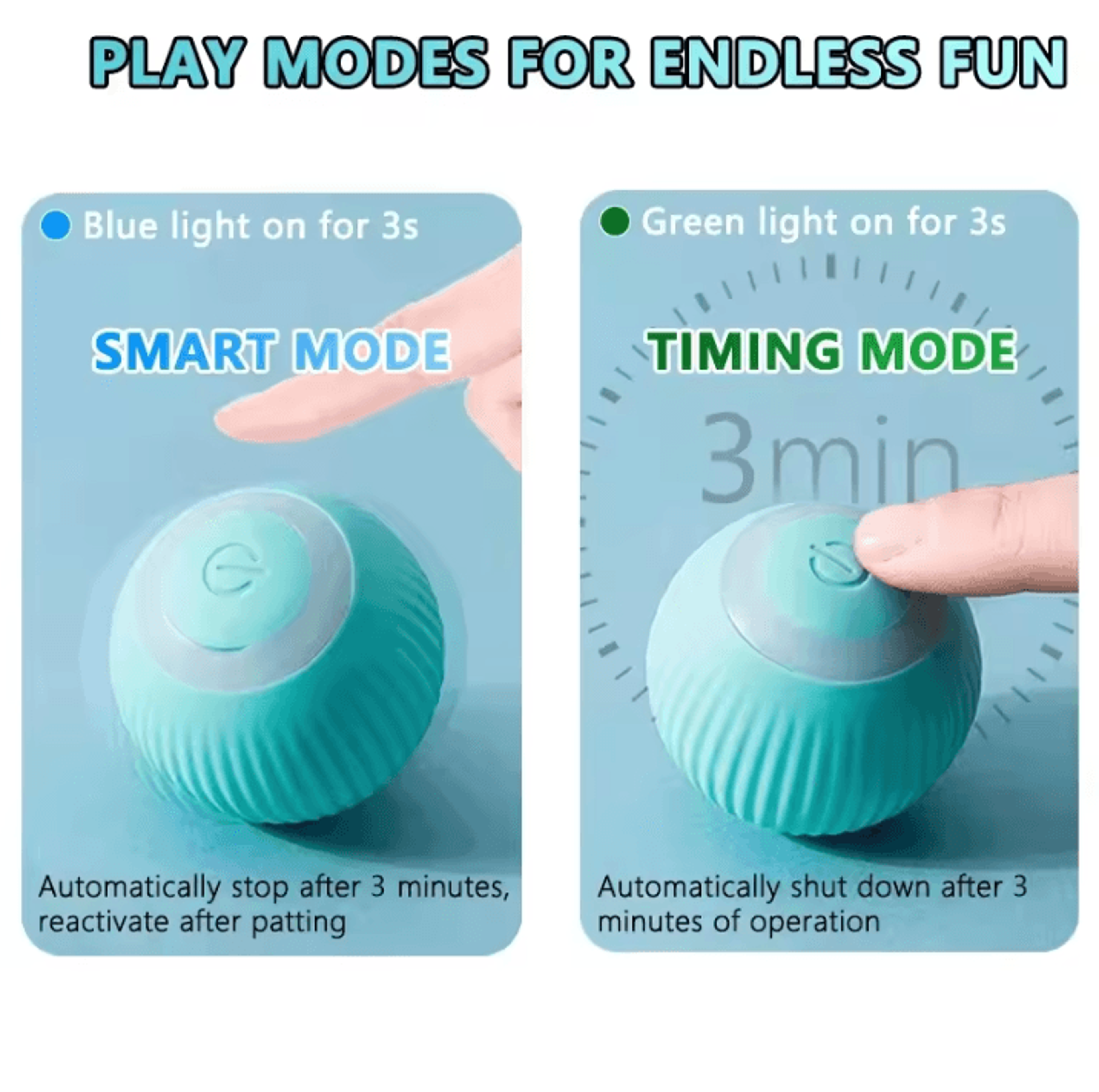 Automatic Interactive Cat Toy  Automatic Rolling Cat Ball Smart Electronic Cat Game Toy For Indoor  2