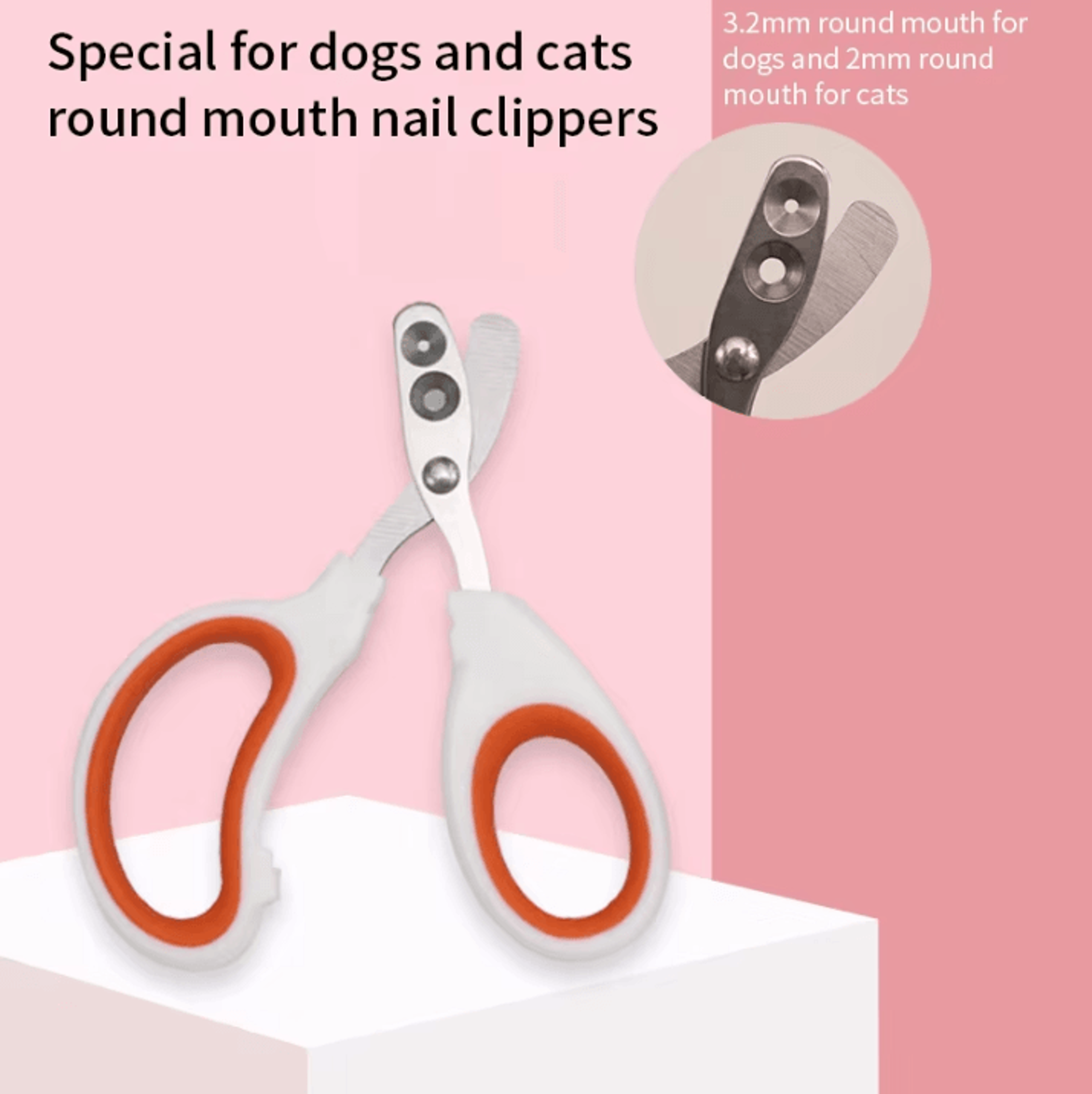 Professional Cat Nail Clippers  Pet Nail Grooming Clippers Stainless Steel Small Dog  Cat Nail Cutt 3
