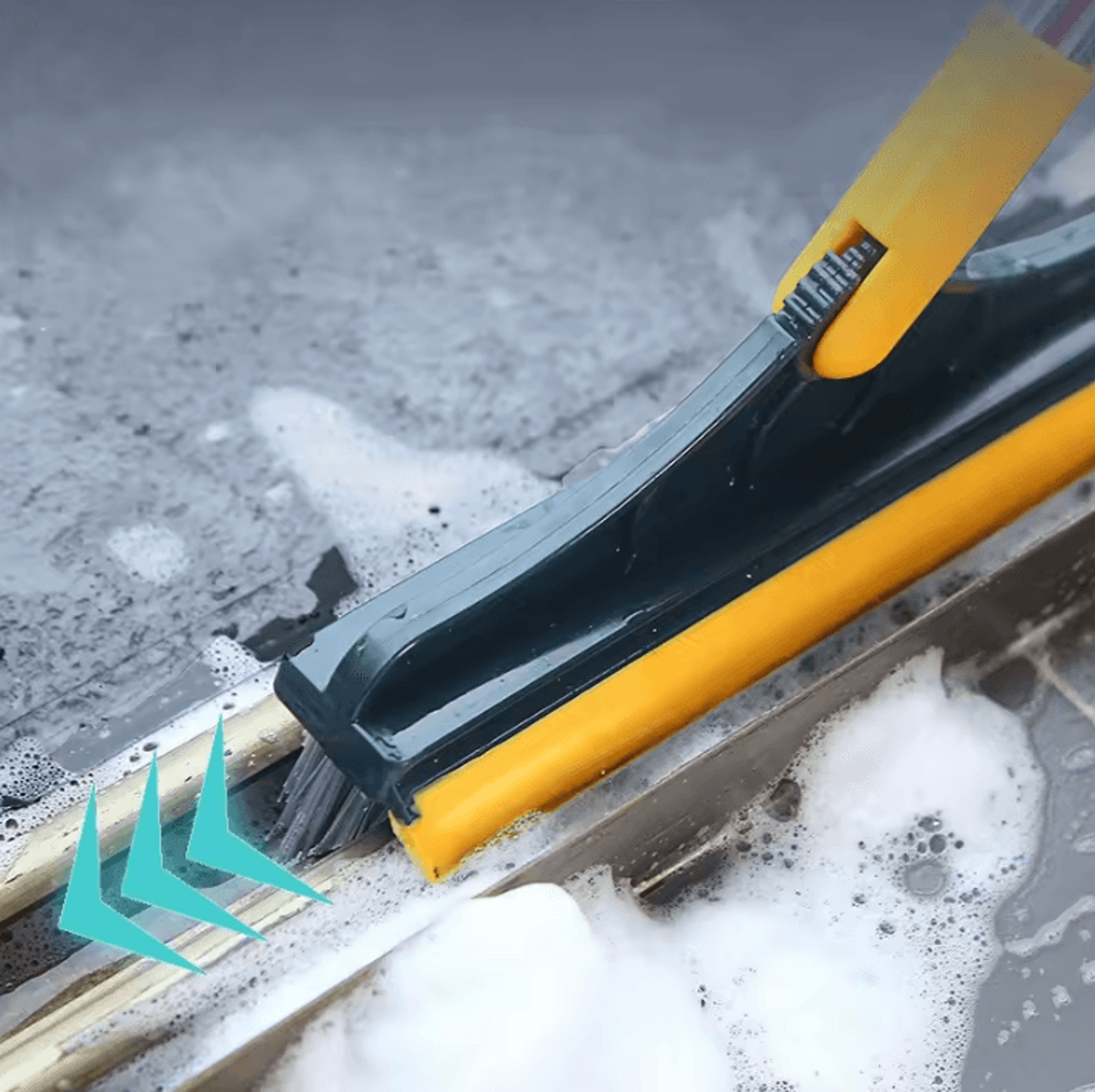 Long Handle Floor Brush  Bathroom Cleaning Brush  Toilet  Tile Scrub Brush For Seam And Wall Wash 2