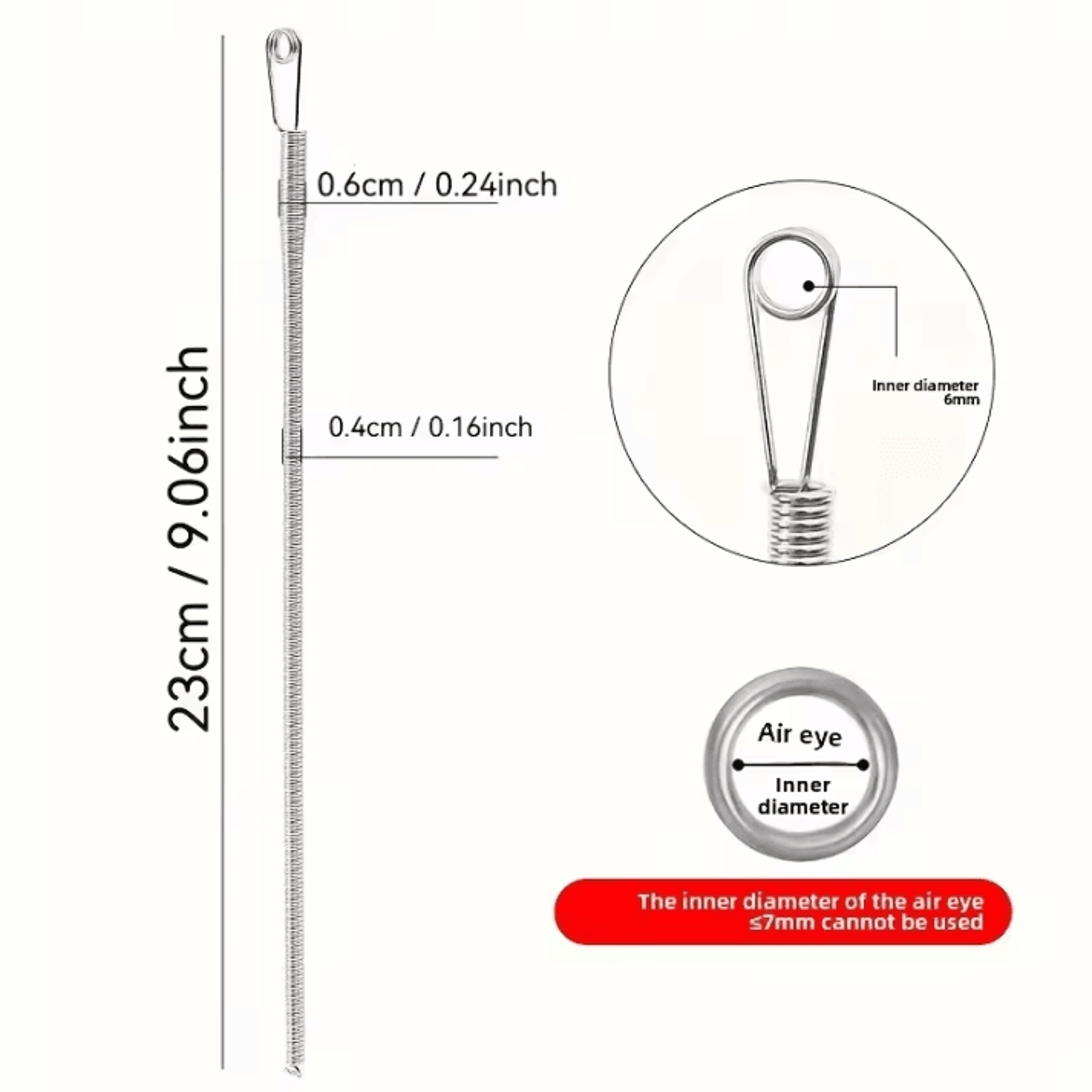 5Pcs SpringAssisted Drawstring Tool  Drawstring Threading Tool For Elastic Waistband Sewing Tool An 5