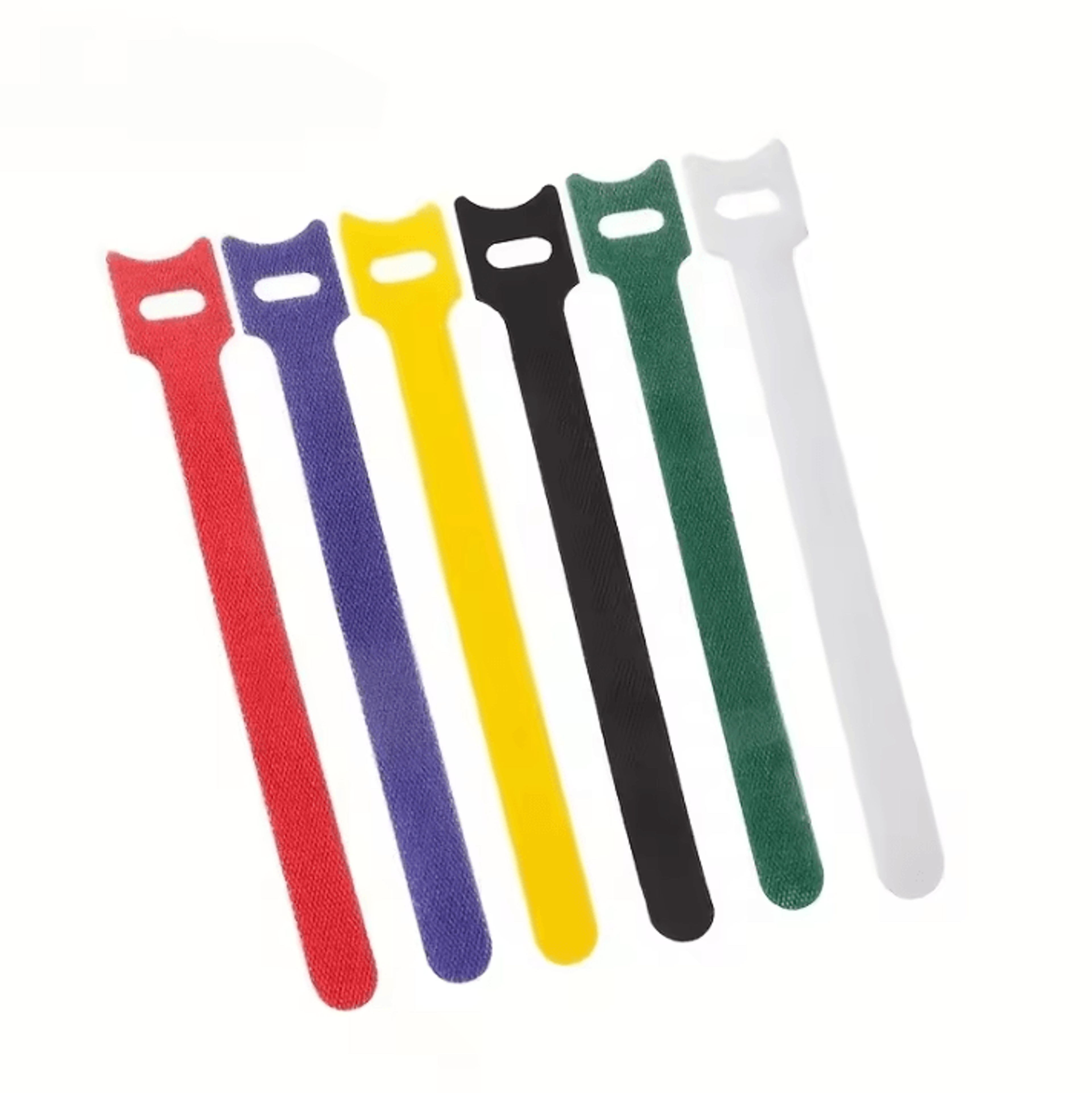 100Pcs Reusable Cable Ties  Hook And Loop Fastening Straps For Wire Organizers And MultiPurpose Cab 4