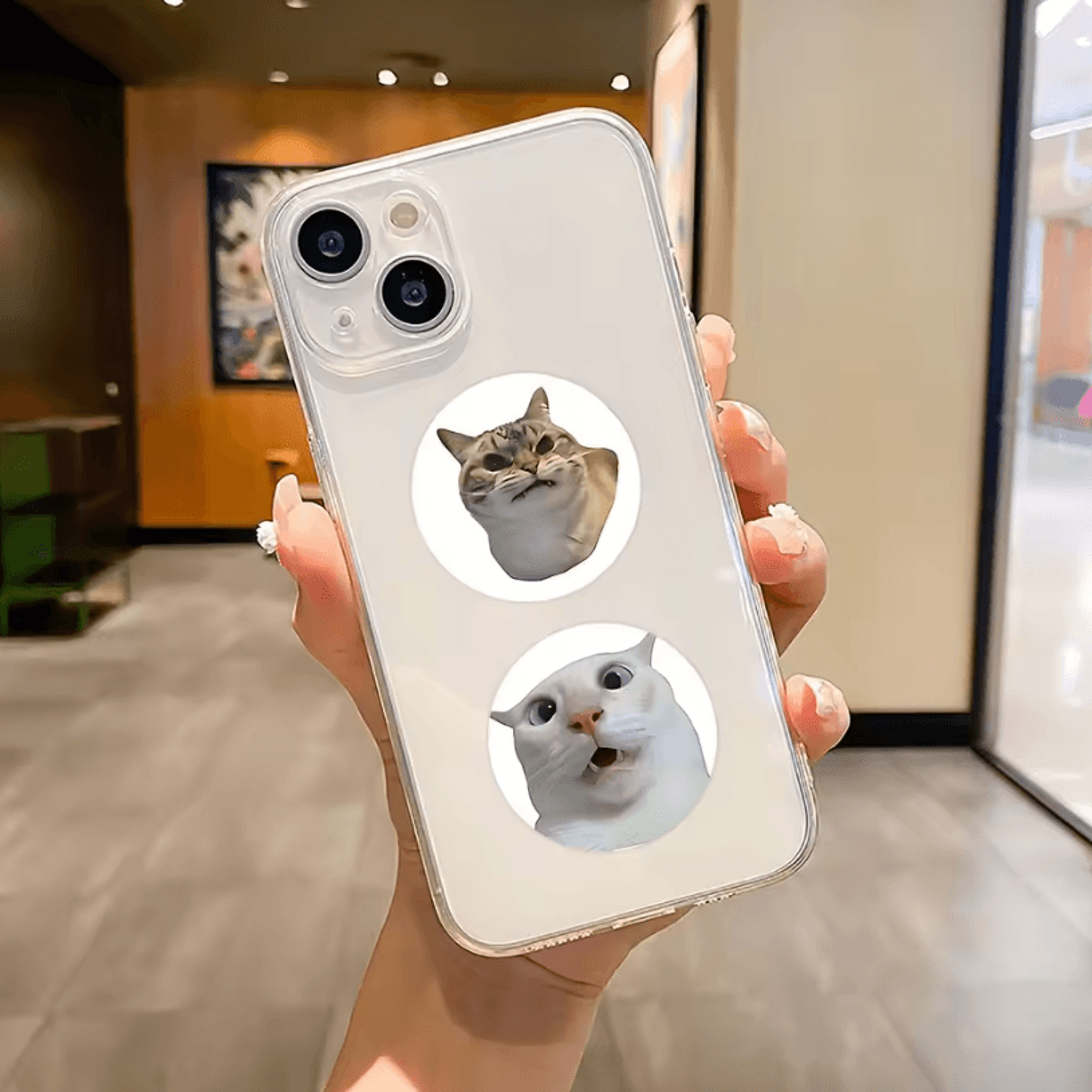 500Pcs Cartoon Cat Stickers  Meme Sticker Pack For Planner  Scrapbooking Stickers And Cat Lover Gif 3