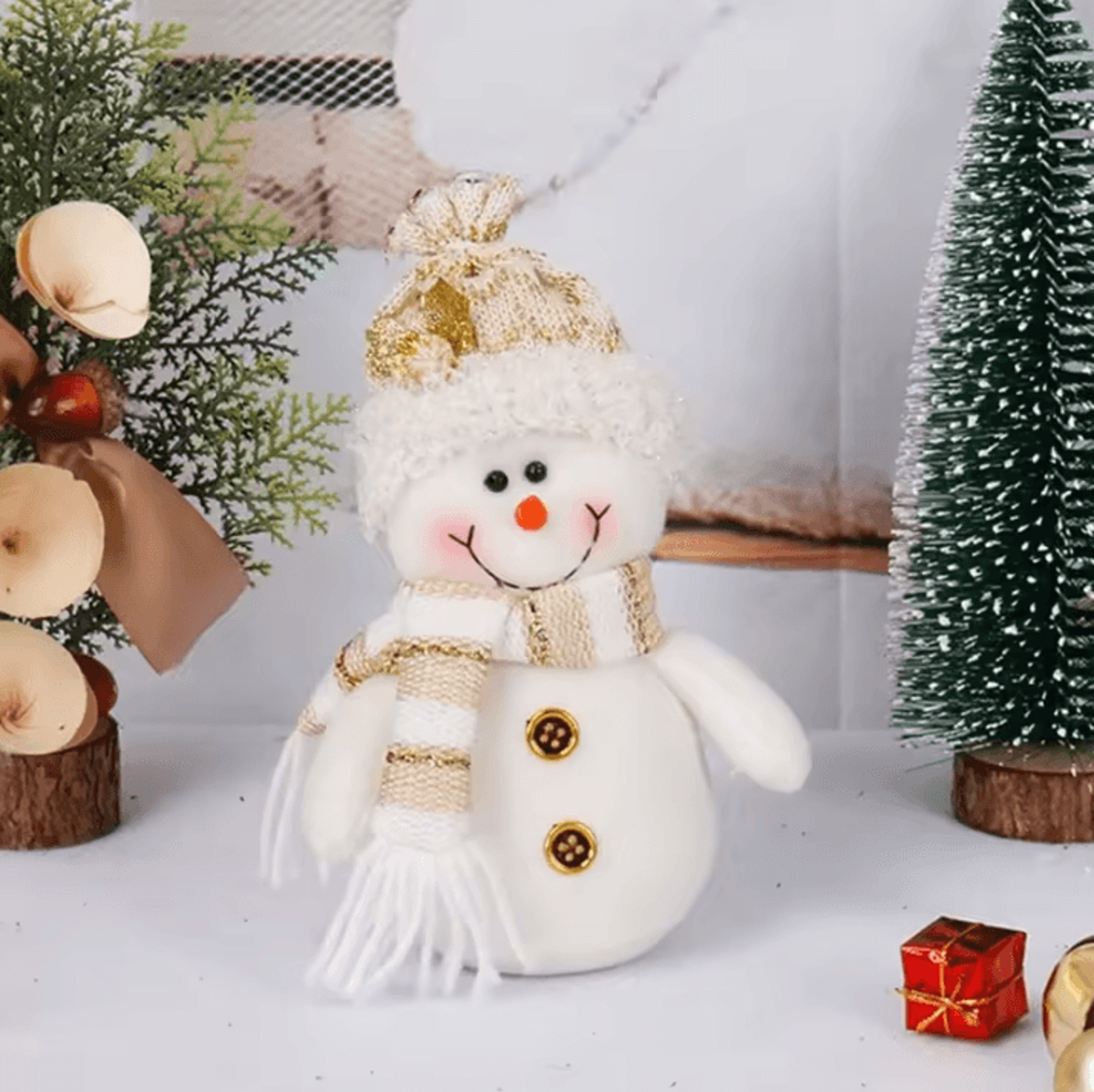 Assorted Christmas Gnome Decorations  Santa Snowman Christmas Dolls For Holiday Tree Ornaments And  1