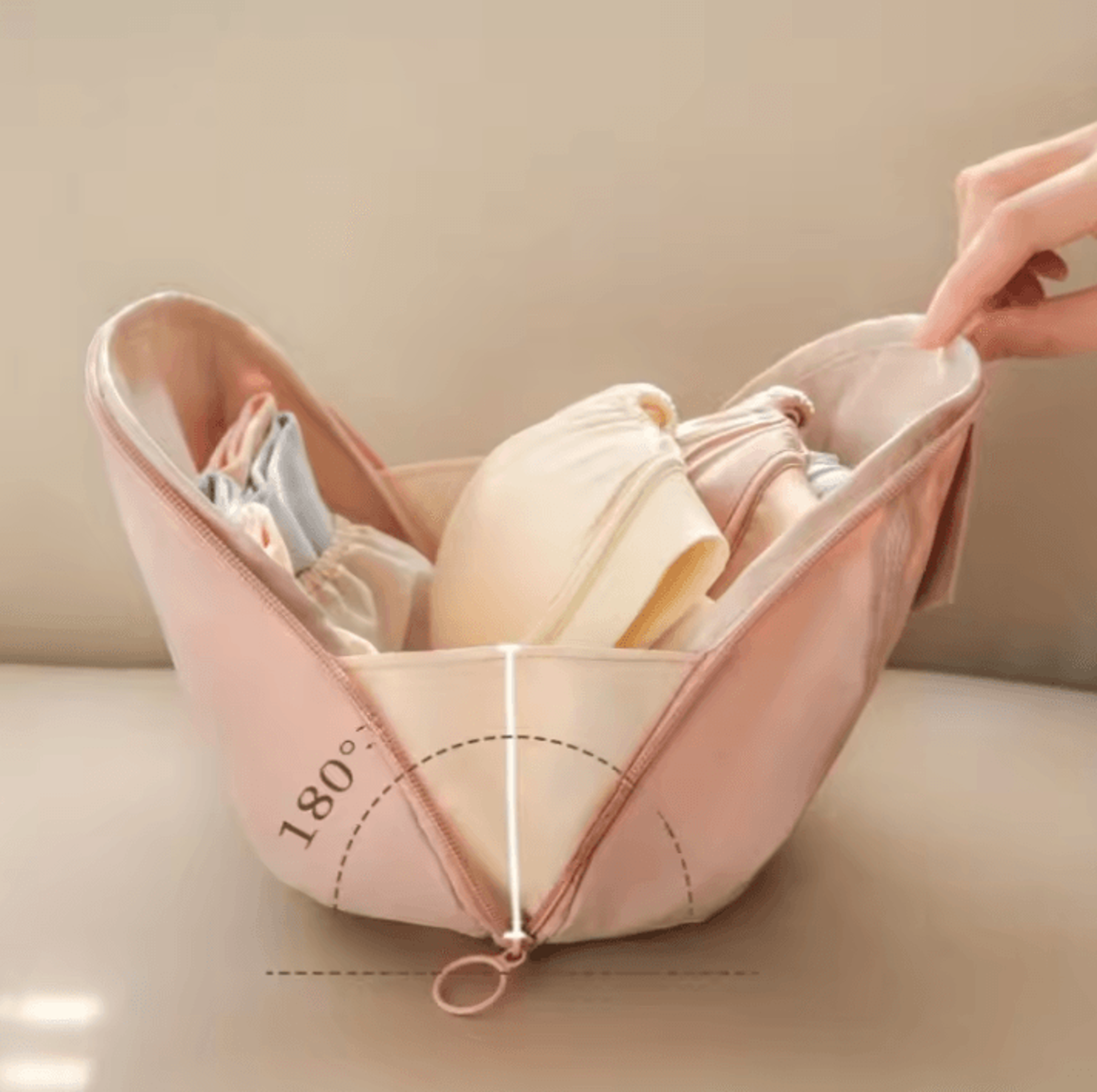 3in1 Travel Organizer Underwear Socks And Clothes Portable Storage Tote Bag For Daily Use And Trave 4