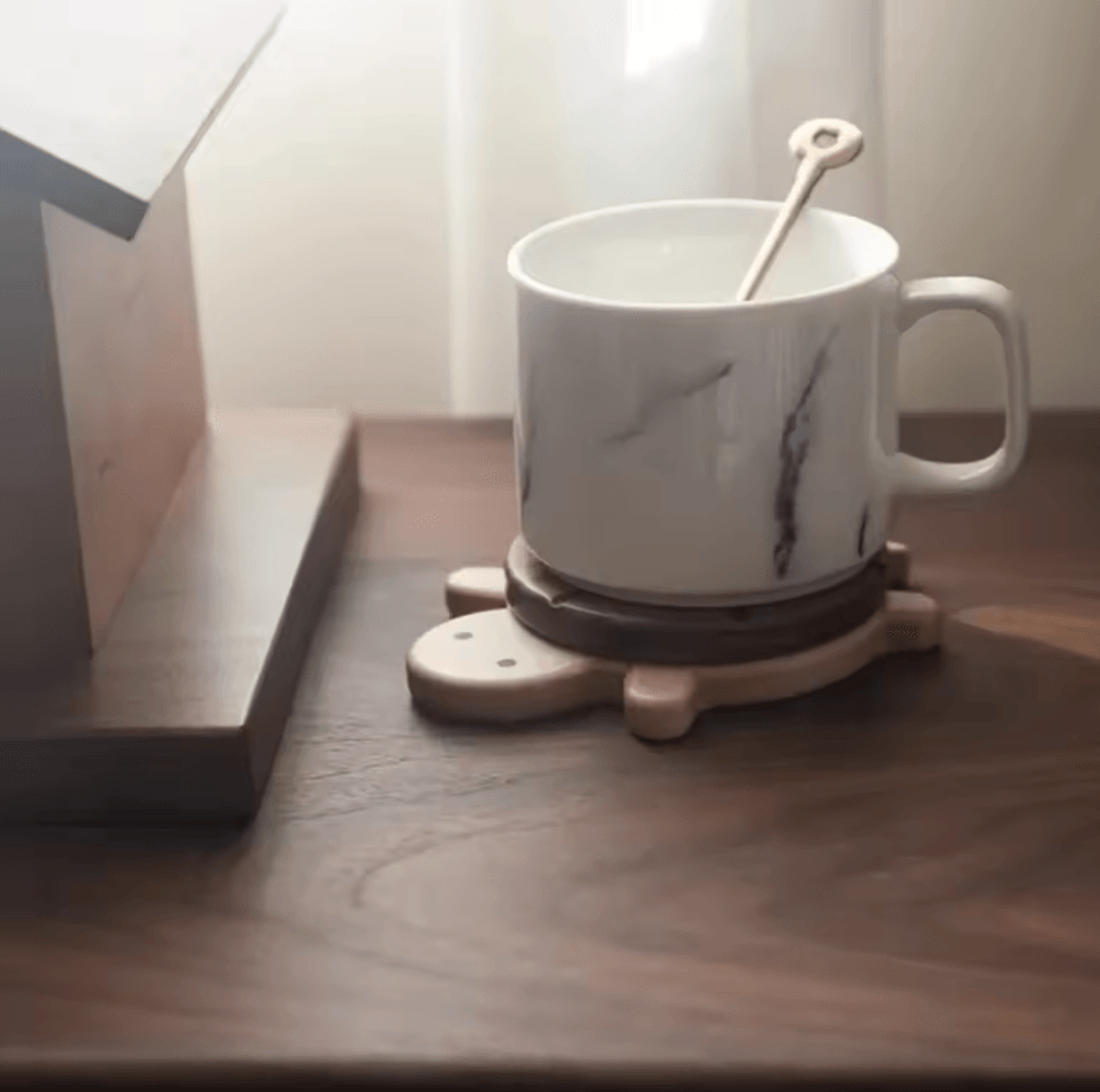 Wooden Heat Insulation Coaster Turtle Shape Tea Cup And Mug Table Protector Decorative Hot Drink Ma 3