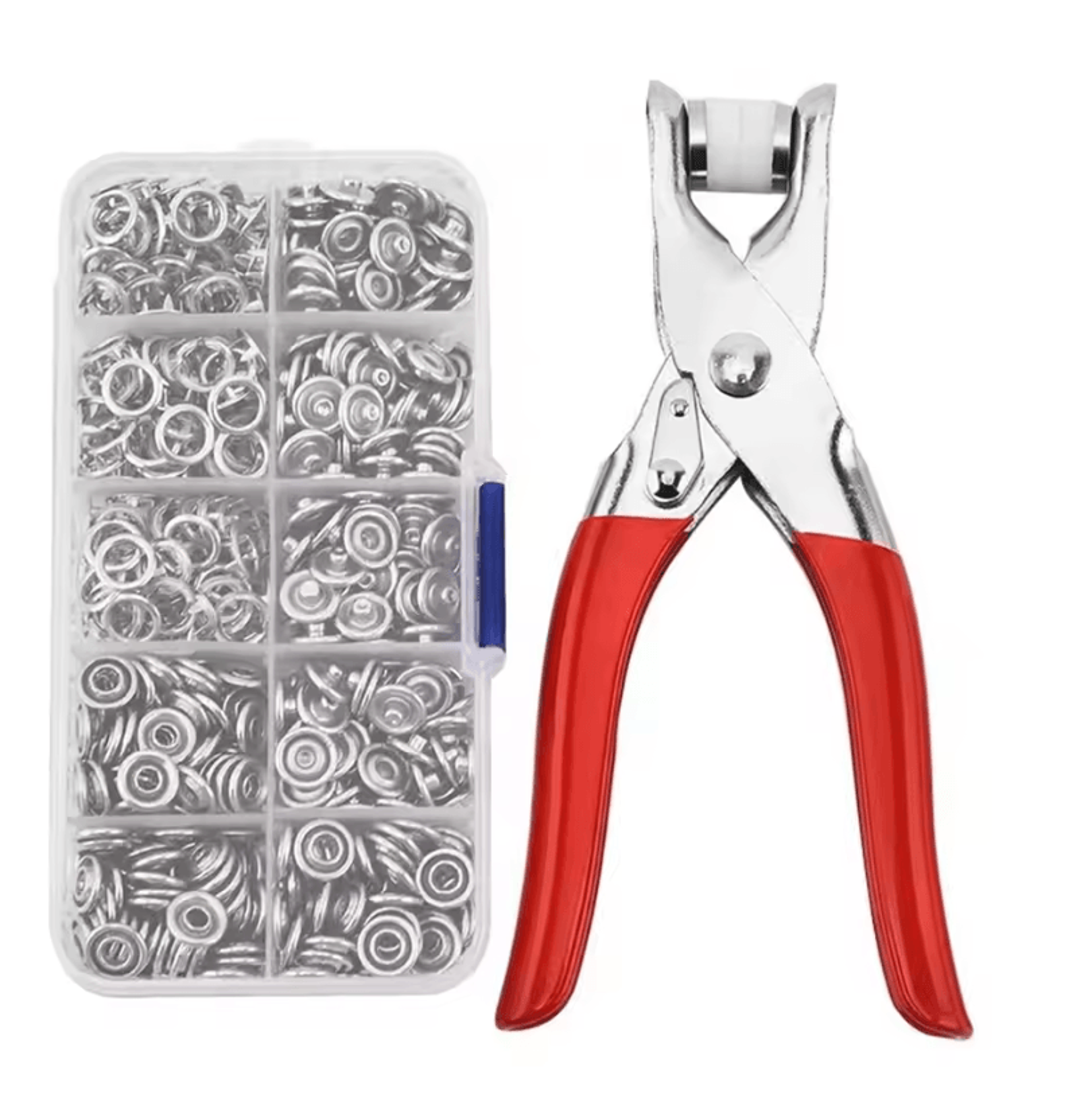 1pc Plier 50 Sets Metal Snap Button Plier Kit With 50 Sets Of Snap Fasteners For Clothing Sewing 5