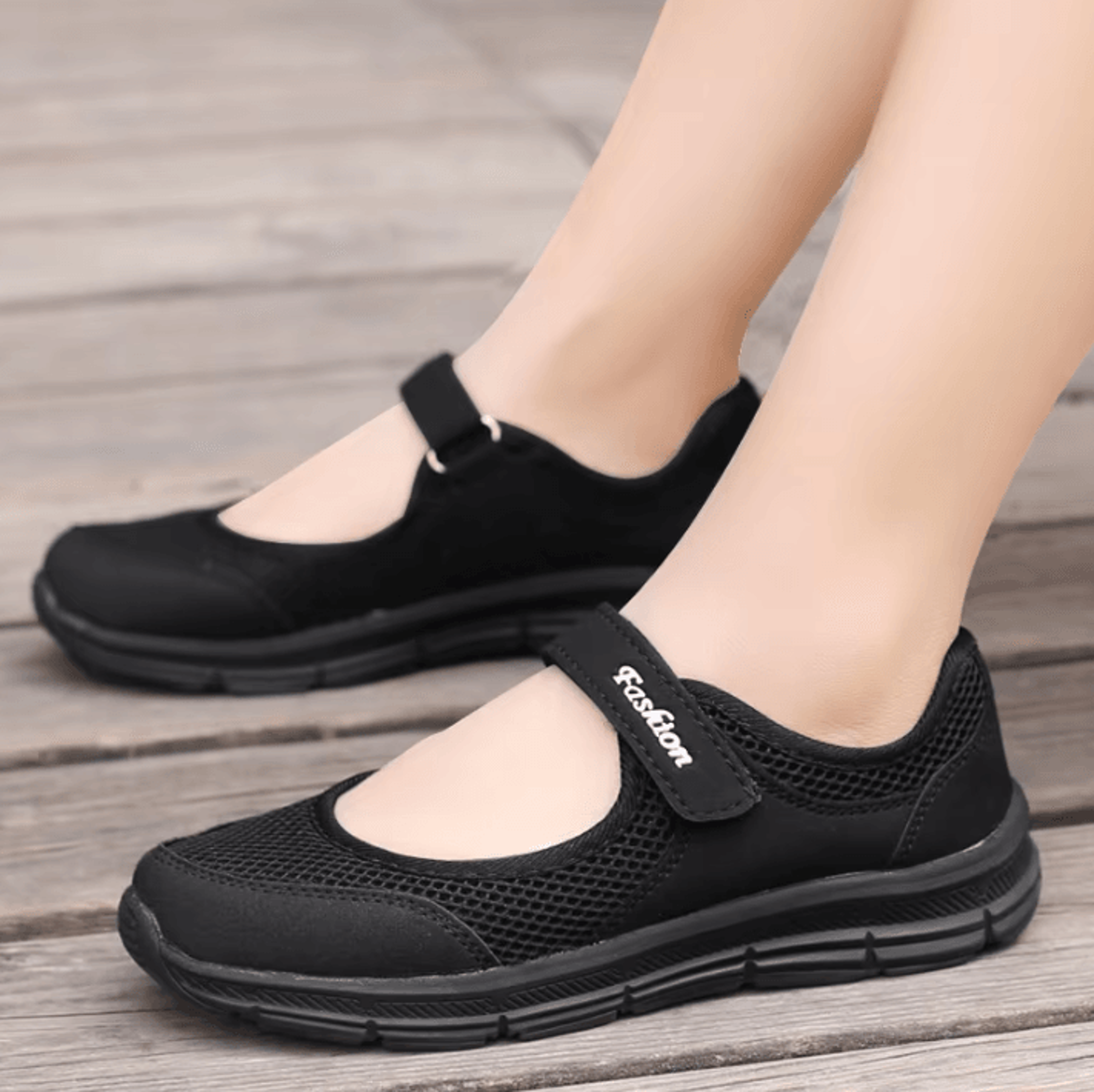 Womens Breathable Mesh Sneakers  White Vulcanized Casual Walking And Work Shoes 2