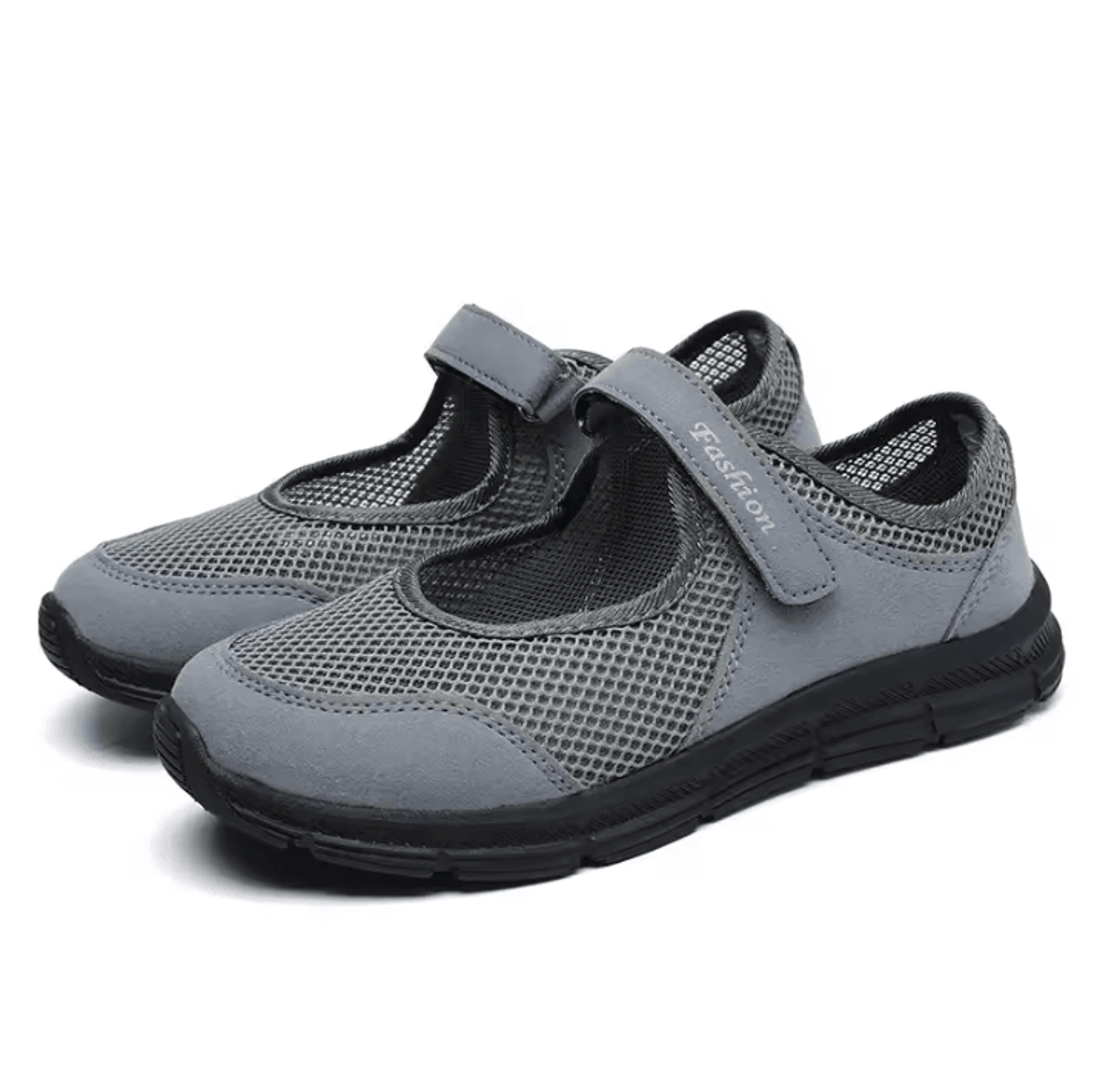 Womens Breathable Mesh Sneakers  White Vulcanized Casual Walking And Work Shoes 5