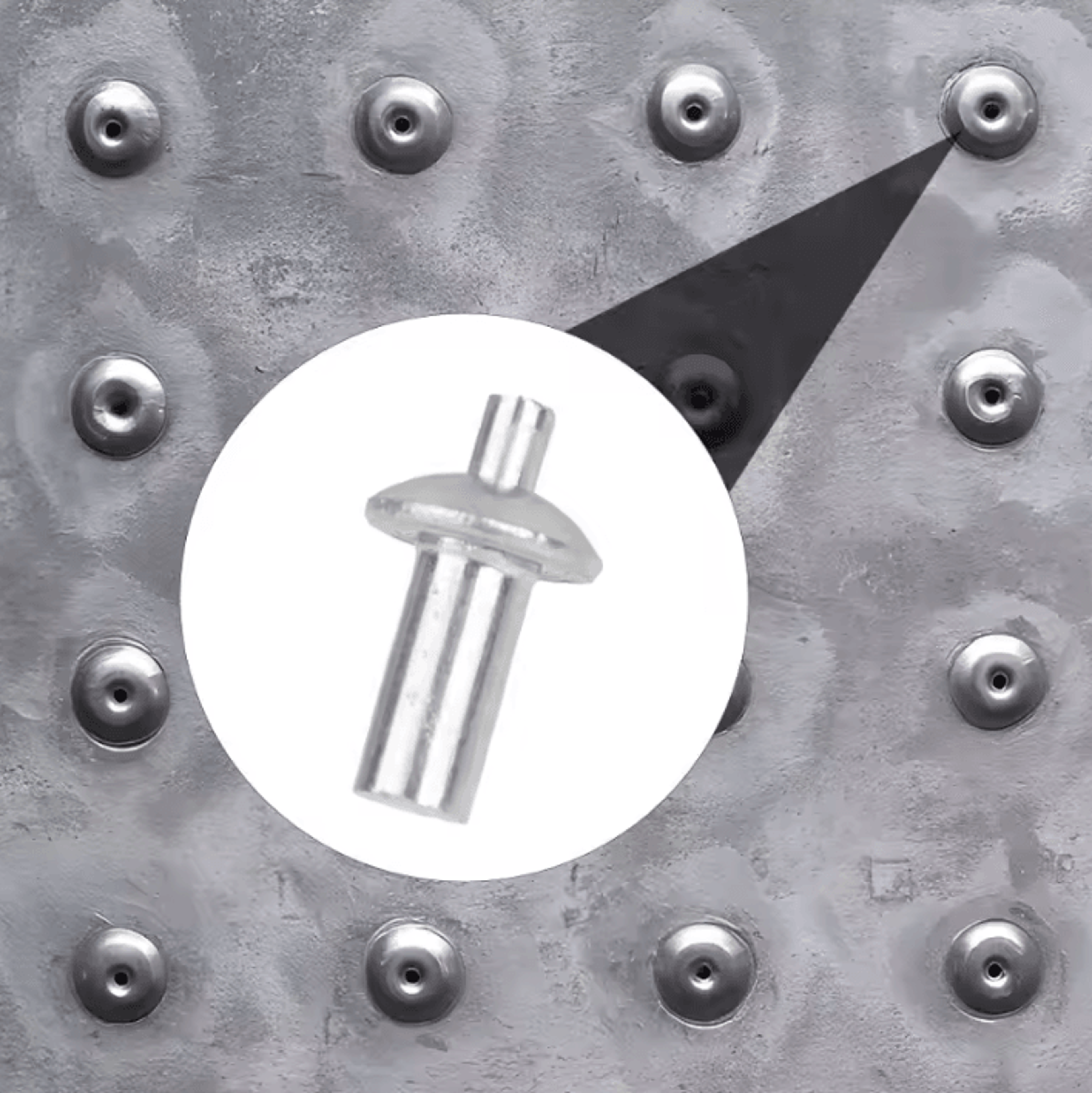 Hammer Drive Expansion Rivets  Aluminum KnockIn Fastener Pins For Hardware 2