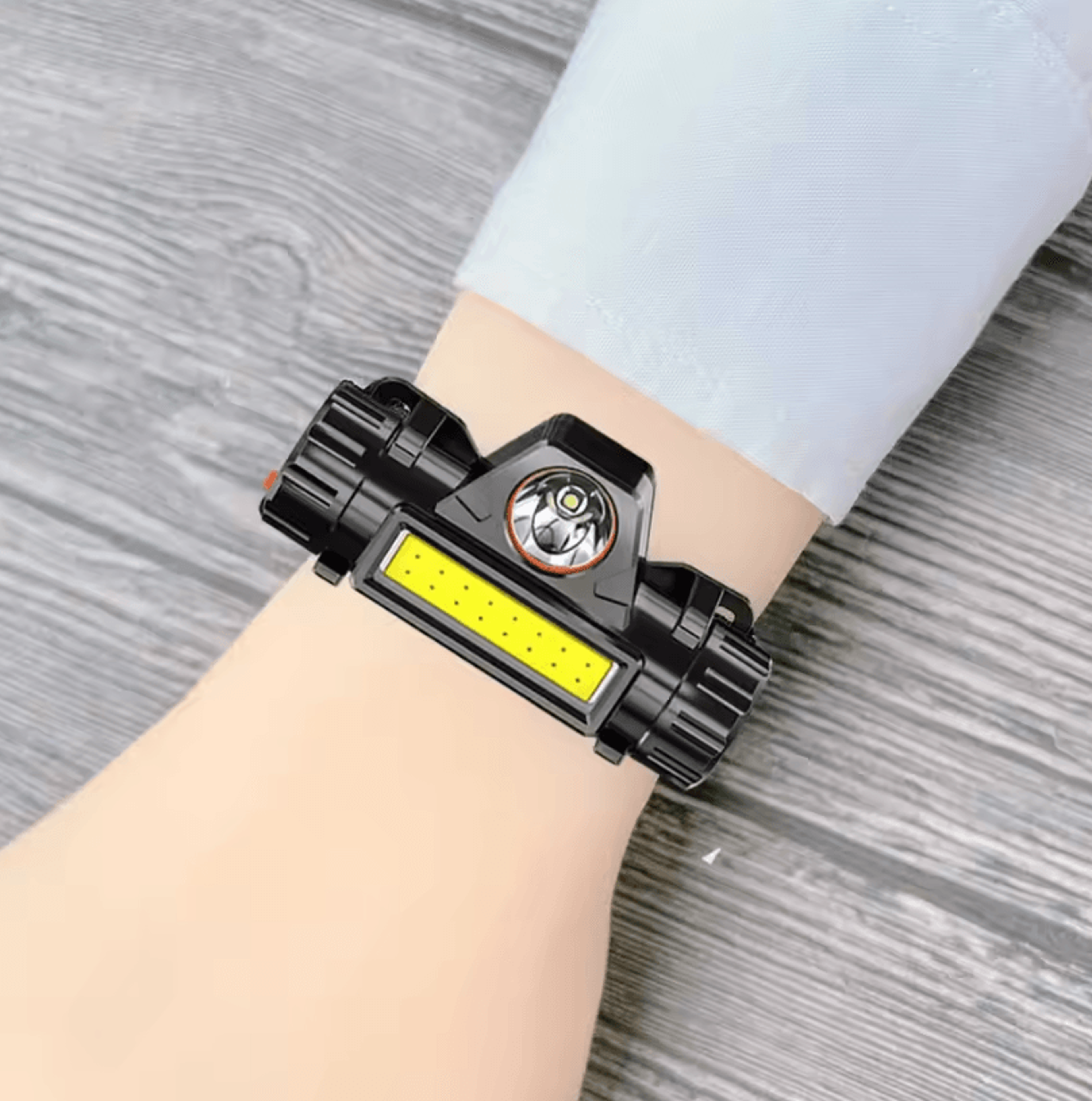 led portable wristlight strap – usb rechargeable night wrist lamp for cycling, running & outdoor