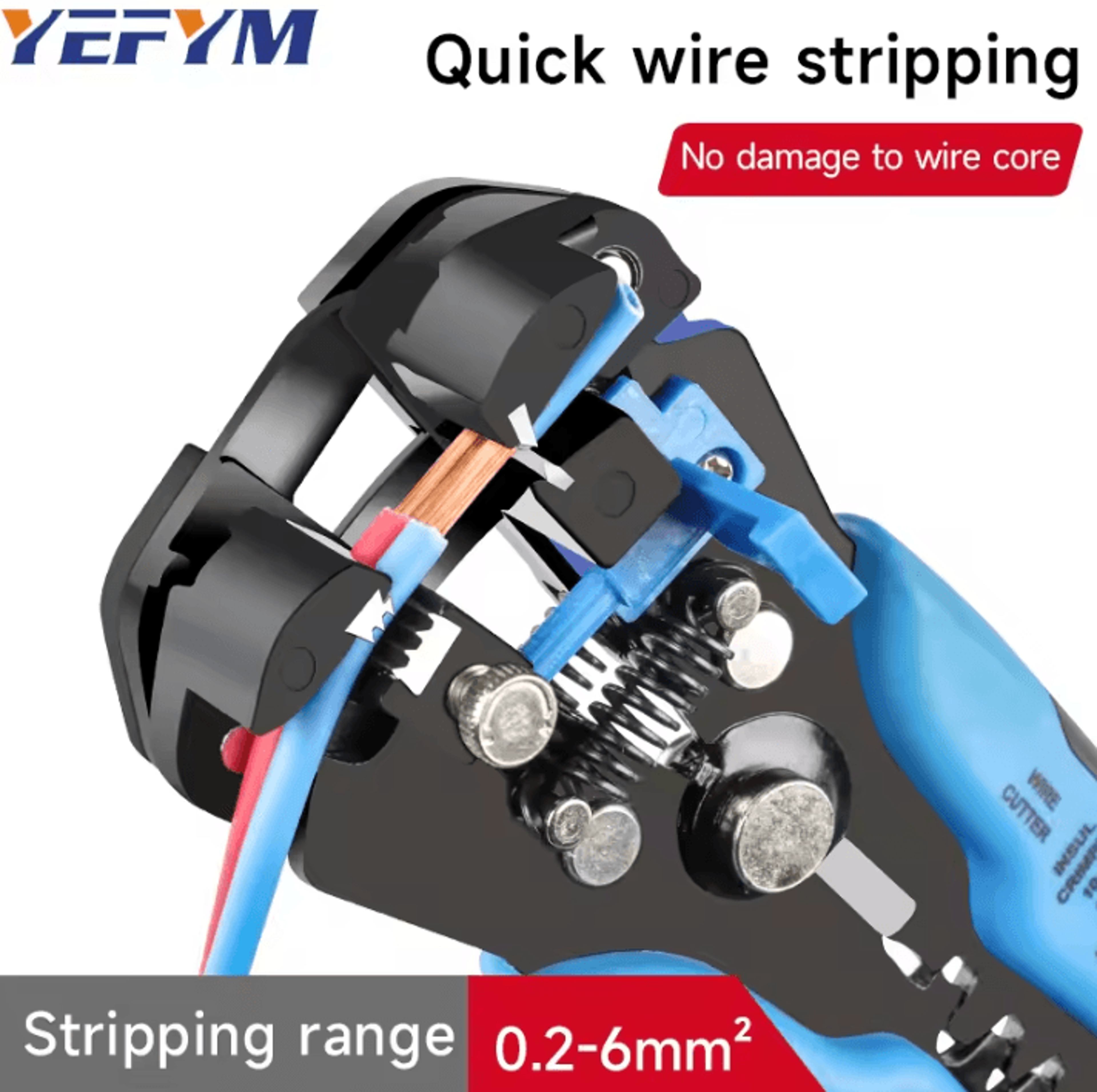 7inch automatic wire stripper & multifunctional cable cutter pliers – electrical wire stripping, cutting & crimping tool