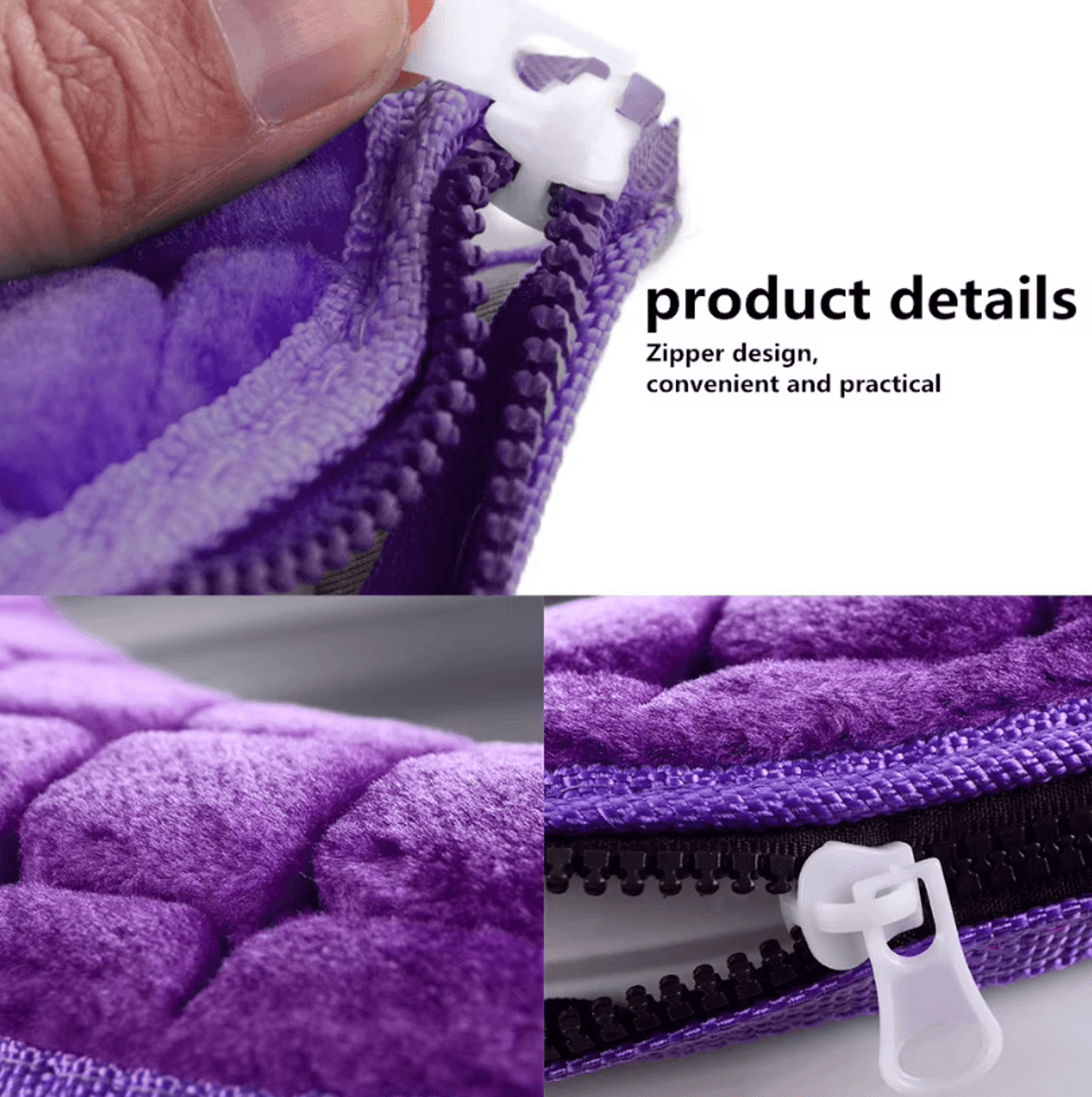 Plush Winter Warm Toilet Seat Cushion  Washable OShaped Toilet Lid Cover 1457 By 1732 In 4