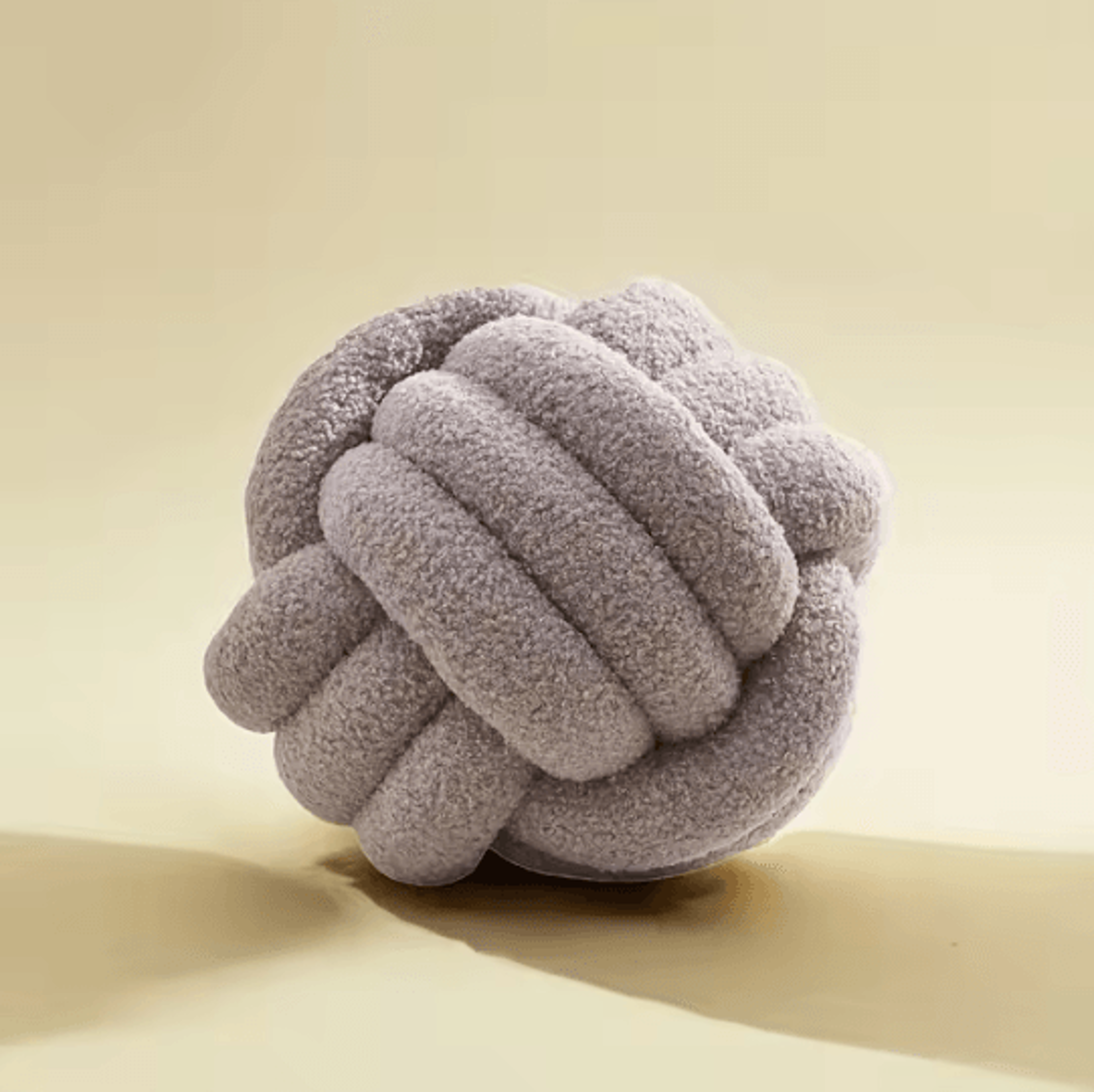 KnotCushion Woven Ball Pillow With Backrest  Decorative Round Knot Cushion For Sofa  Bedroom 8