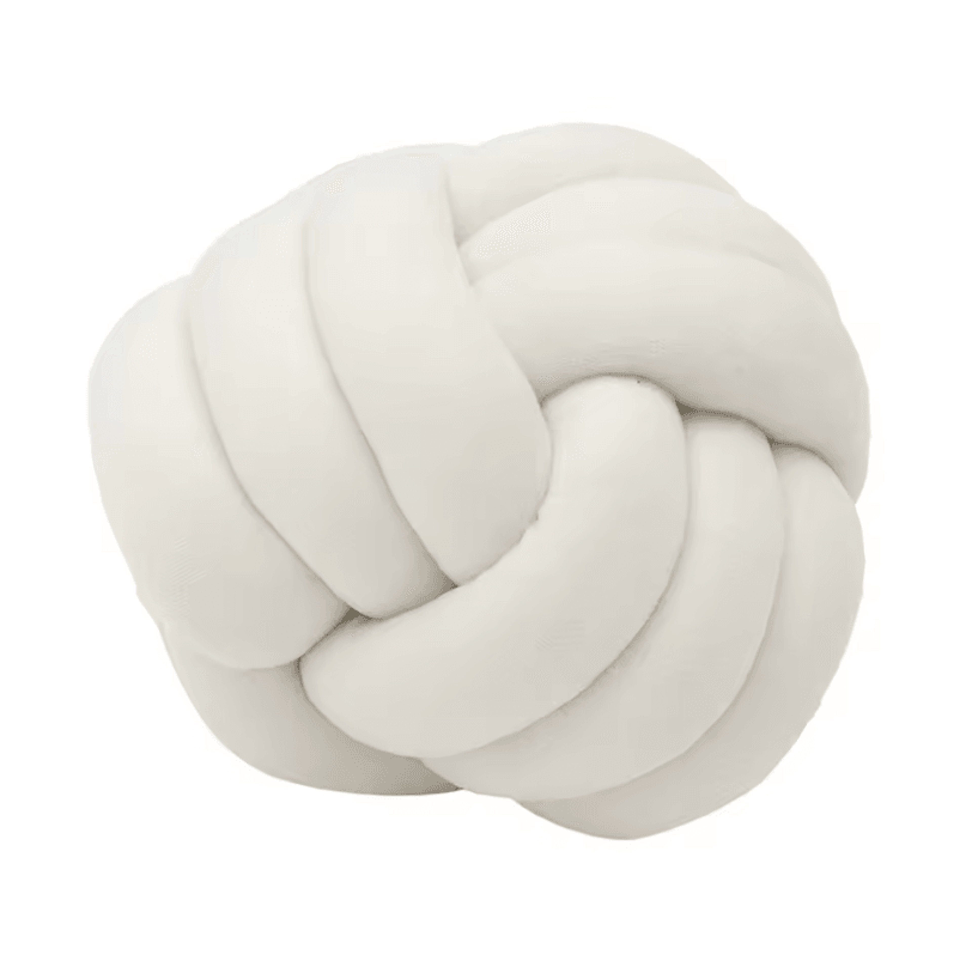 KnotCuddle 8x8Inch Knotted Ball Throw Pillow  UltraSoft HandWoven Plush Cushion For Sofa  Bedroom 6