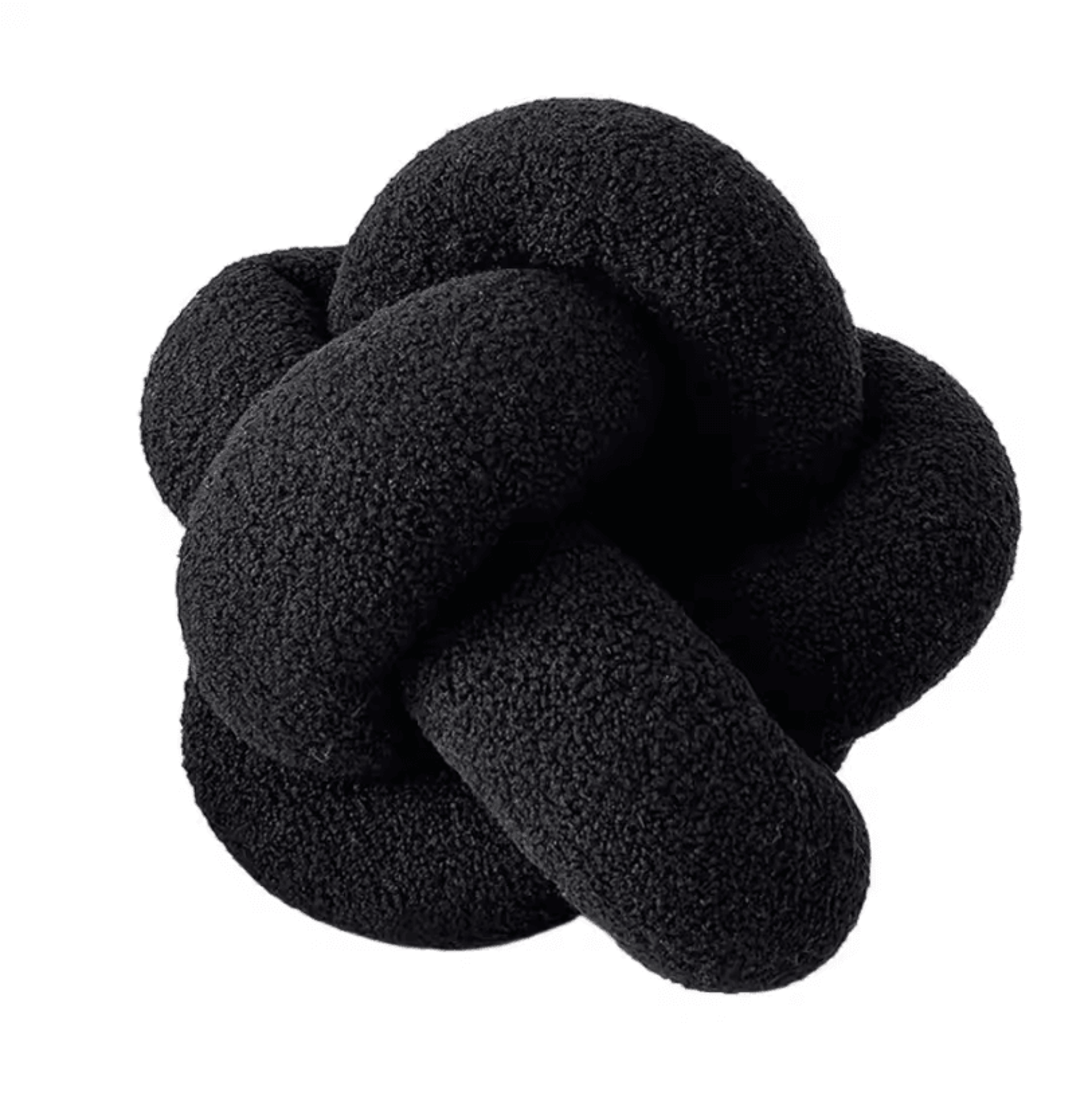 KnitCuddle 9x9Inch Braided Knot Throw Pillow  HandKnitted Plush Round Ball Cushion For Sofa  Bedroo 7