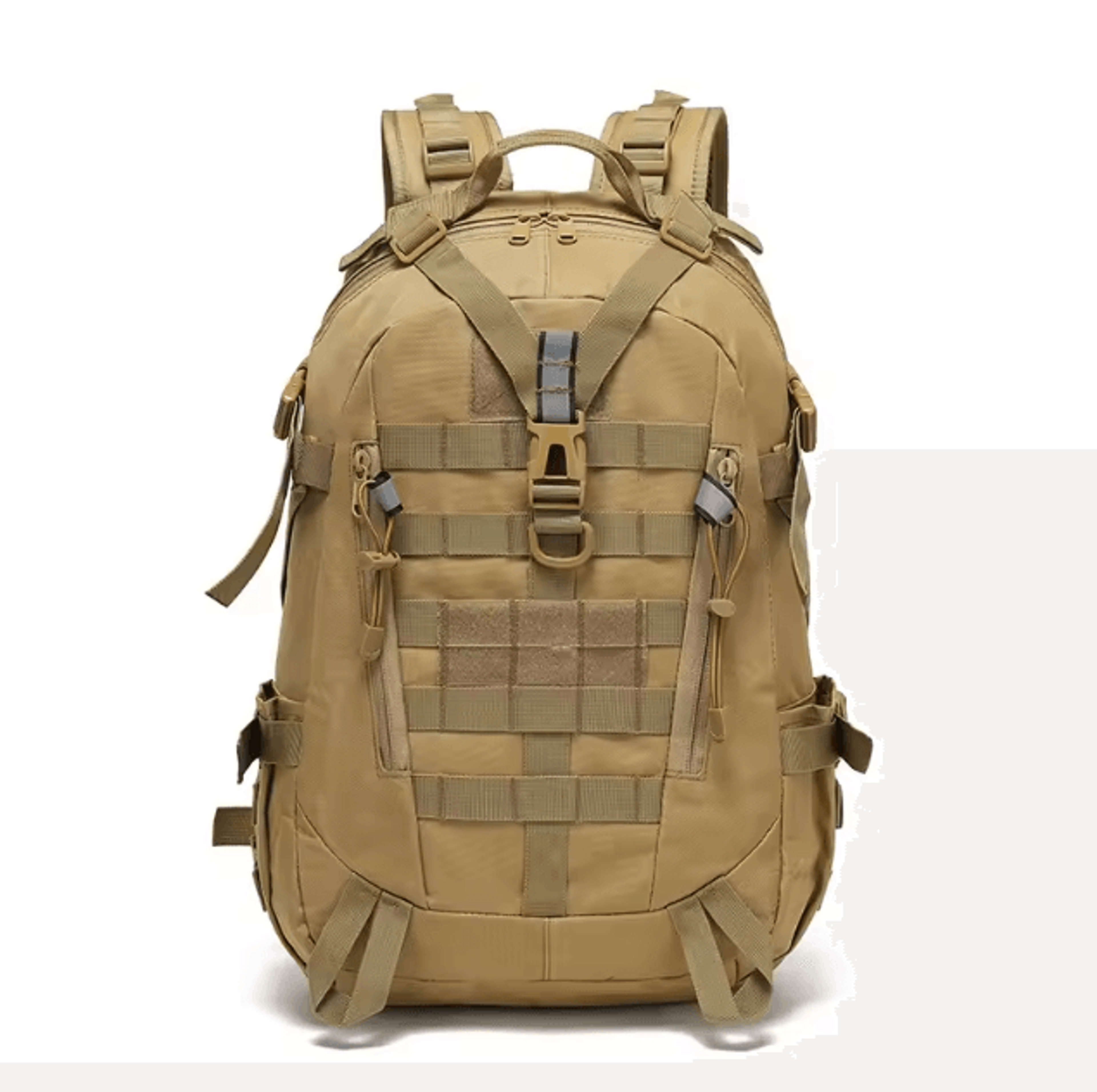 Sentinel Tactical Reflective Backpack  MOLLE Outdoor Rucksack For Hiking Camping  Travel 6