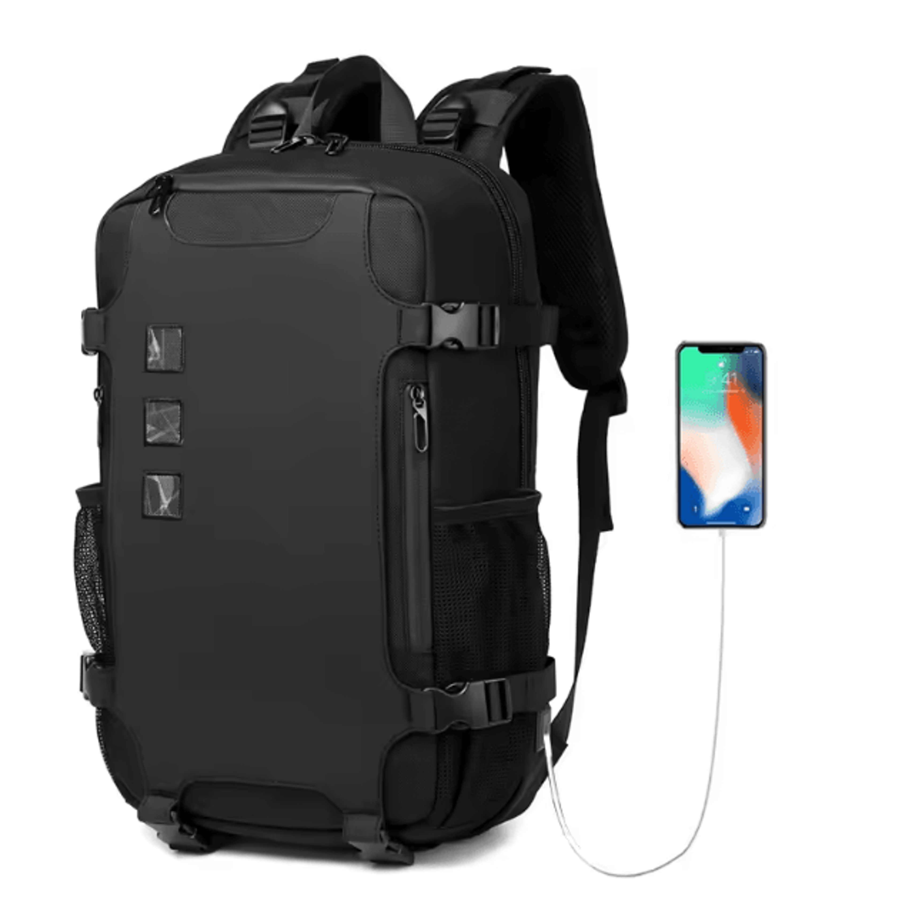 OZUKO Large 16Inch Laptop Backpack  USB Charging Waterproof Travel  School Bag For Men 1