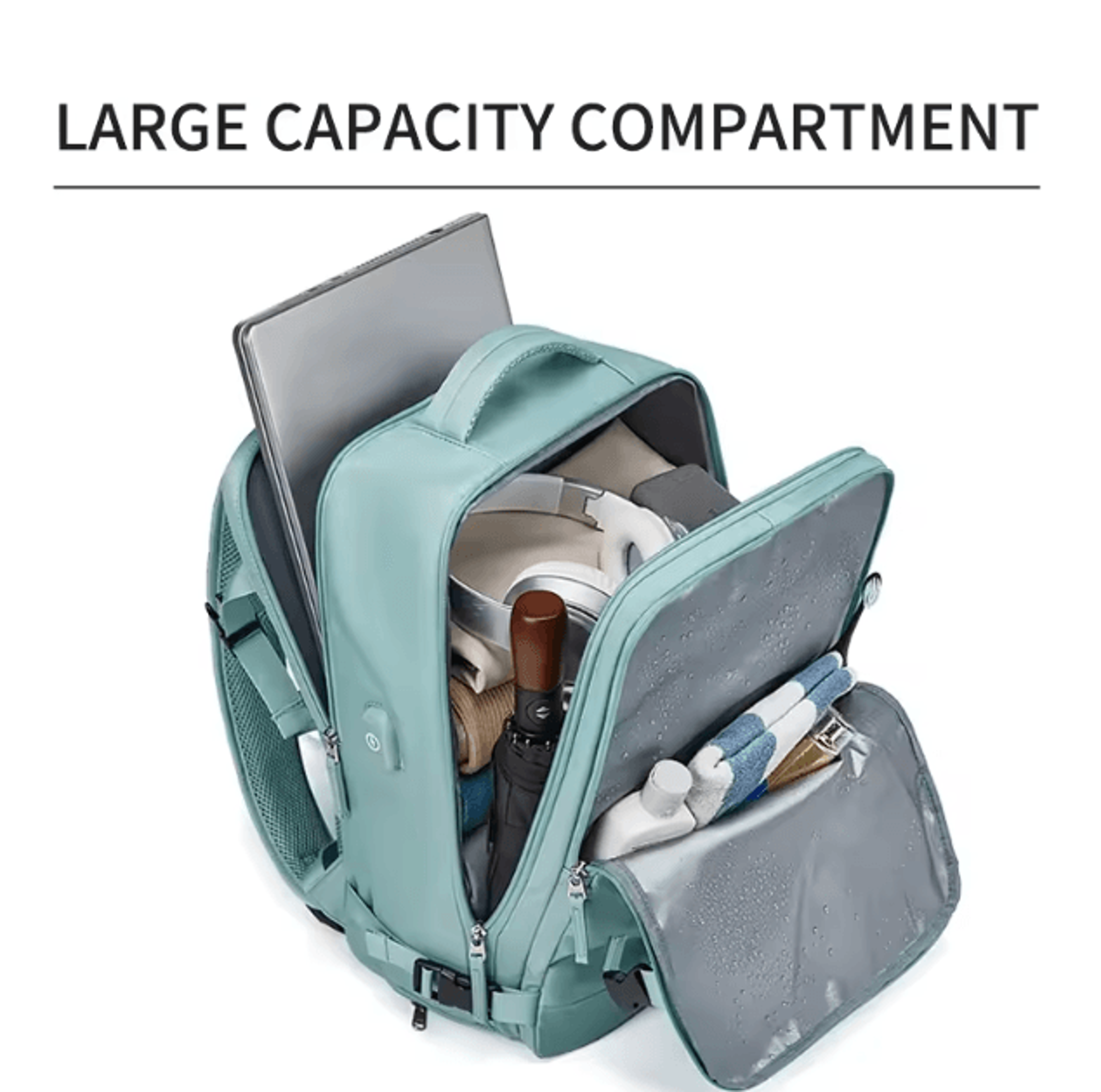 NovaGear 156Inch Womens Travel  Laptop Backpack  USB Charging Waterproof School  Business Bag With  1