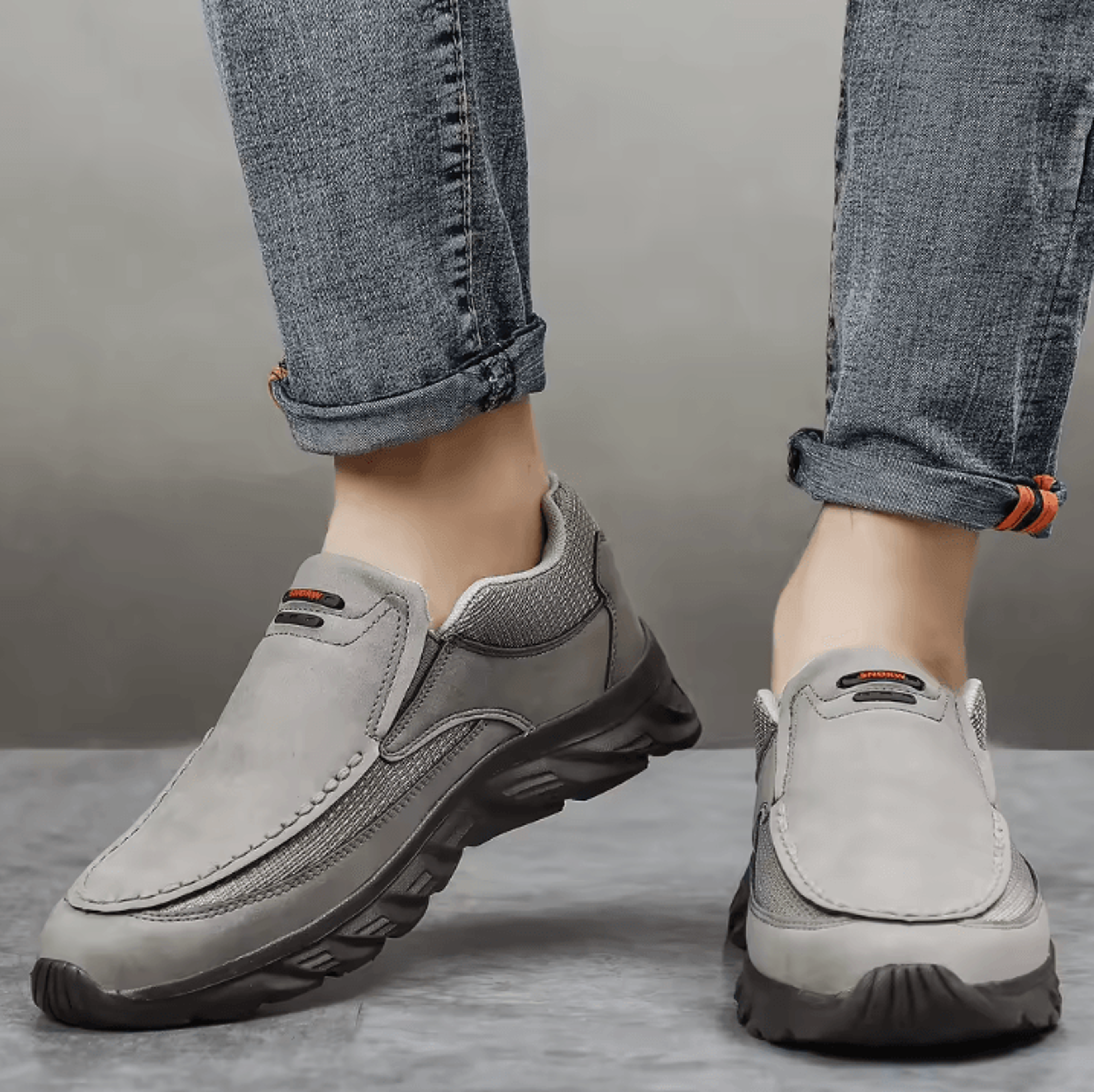 Men Leather Casual Shoes Comfortable Breathable Walking Sneakers And Loafers 3