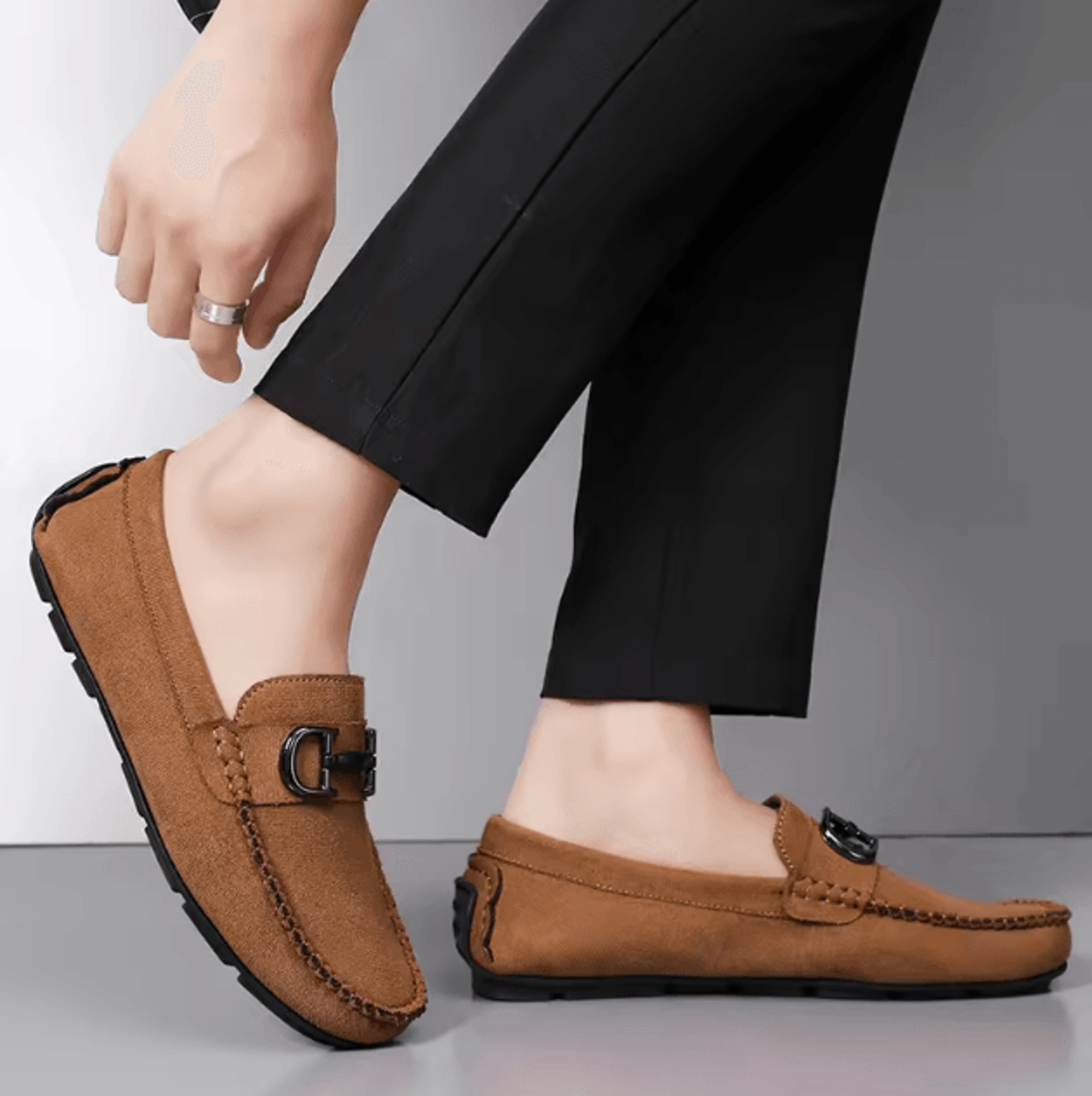 Men Soft Soled Comfortable Casual Shoes Easy Slip On Everyday Footwear 3
