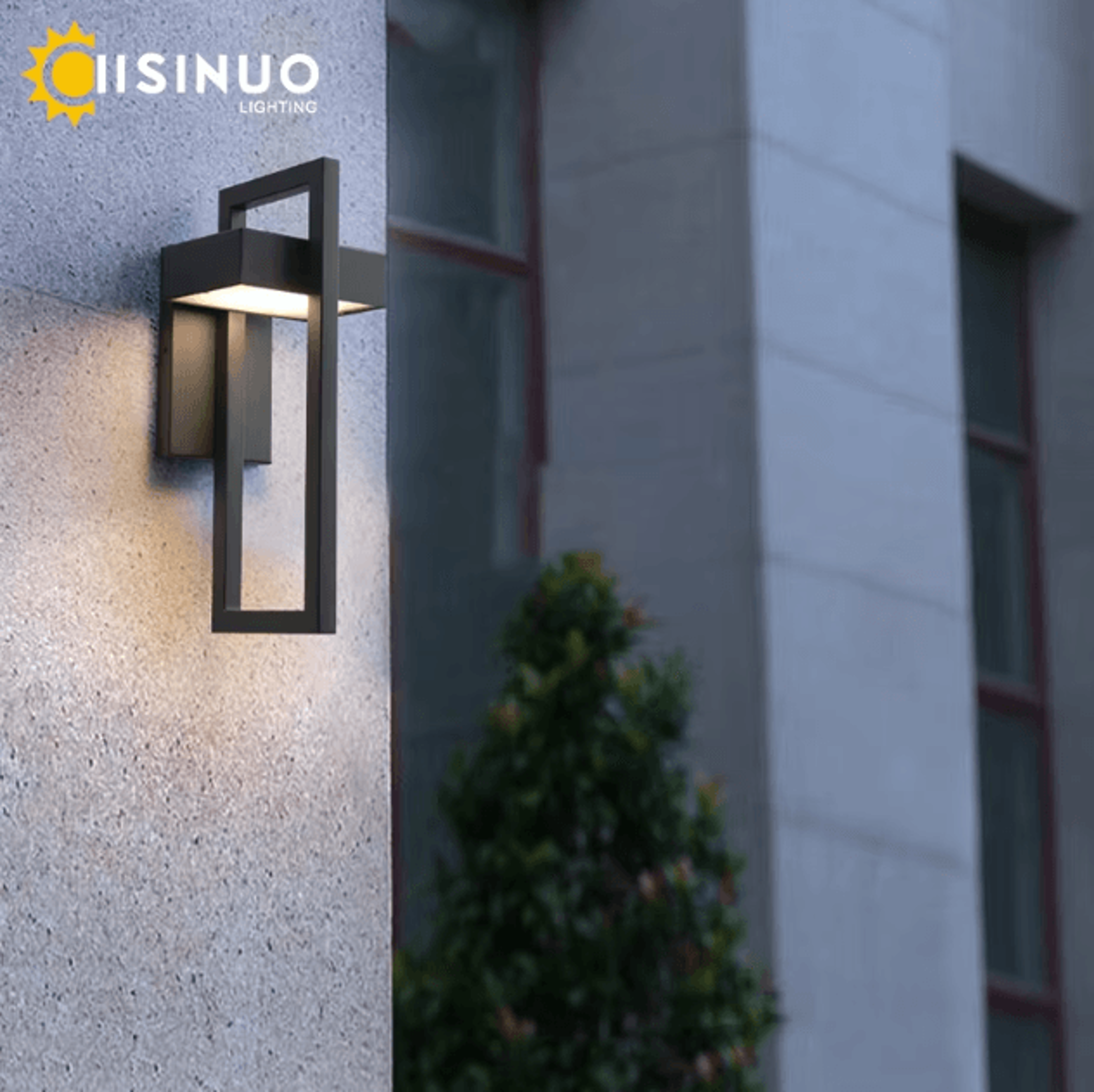 Waterproof Outdoor LED Wall Lighting Retro Vintage Black 10W LED Sconce Luminaire For Garden Porch  1