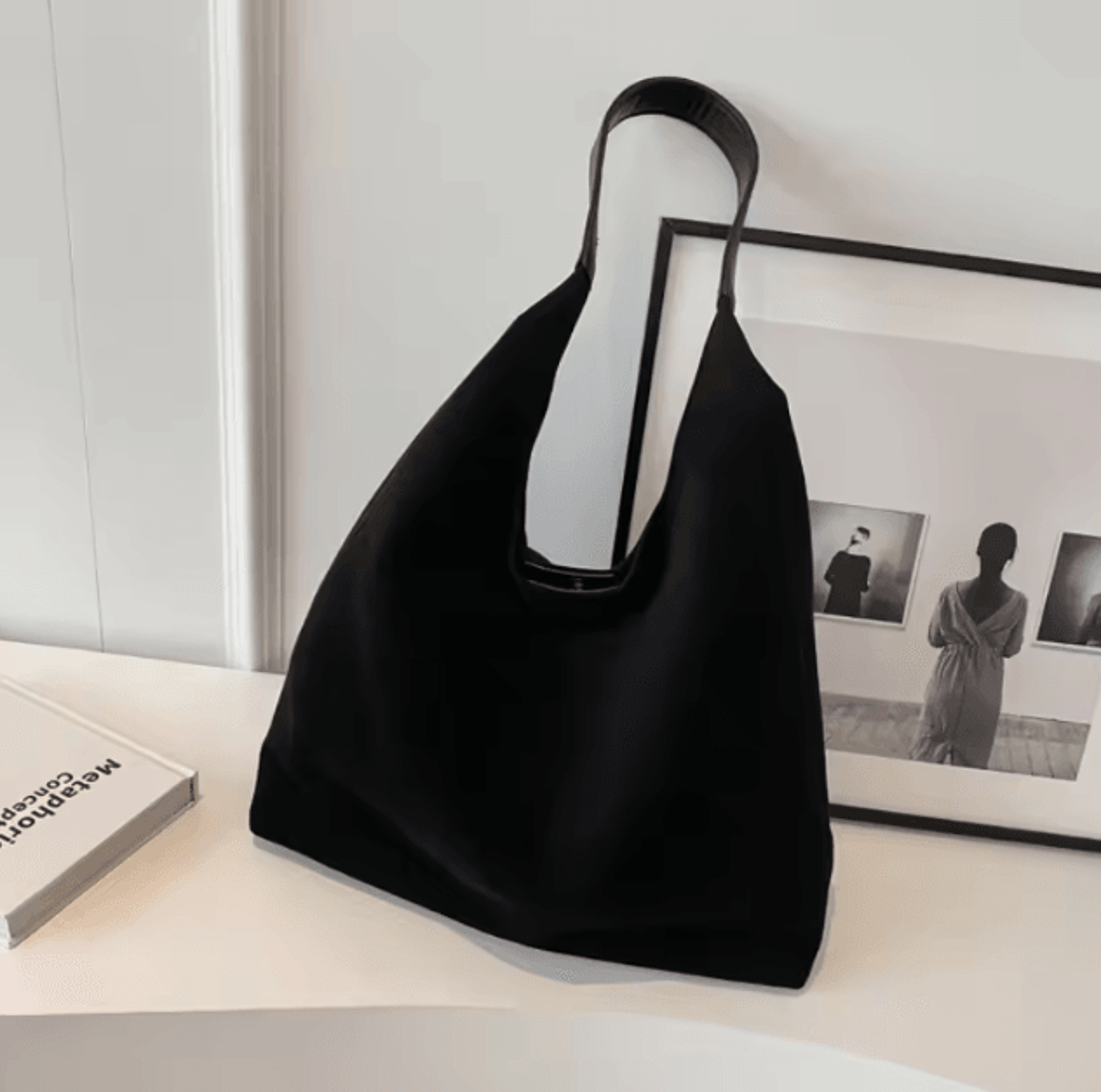 Autumn And Winter Vintage Suede Shoulder Bag Large Capacity Casual Commuter Handbag For Women 10
