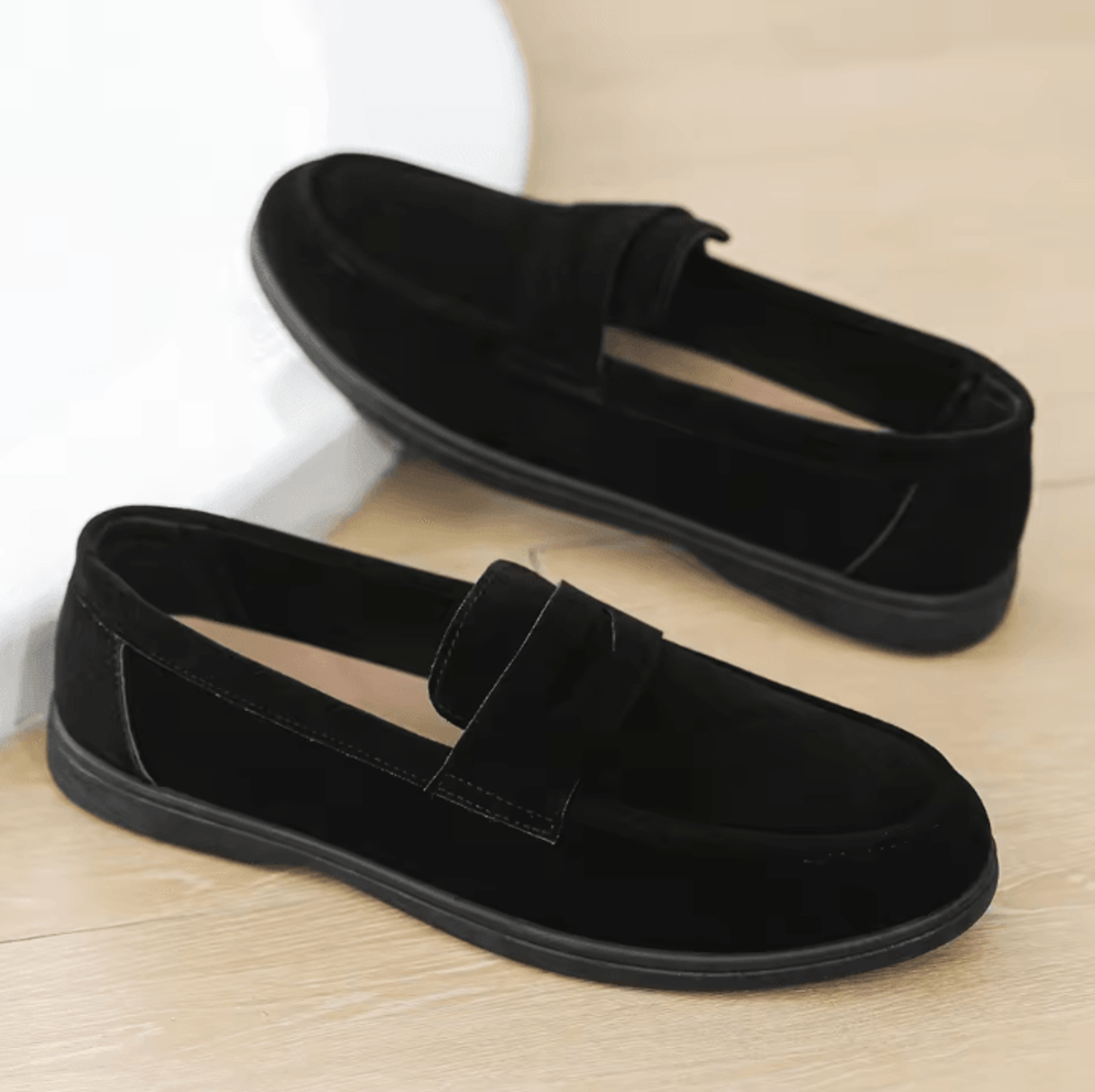Business Commute Mens Casual Loafers Genuine Leather Lightweight Driving Walking Shoes 7