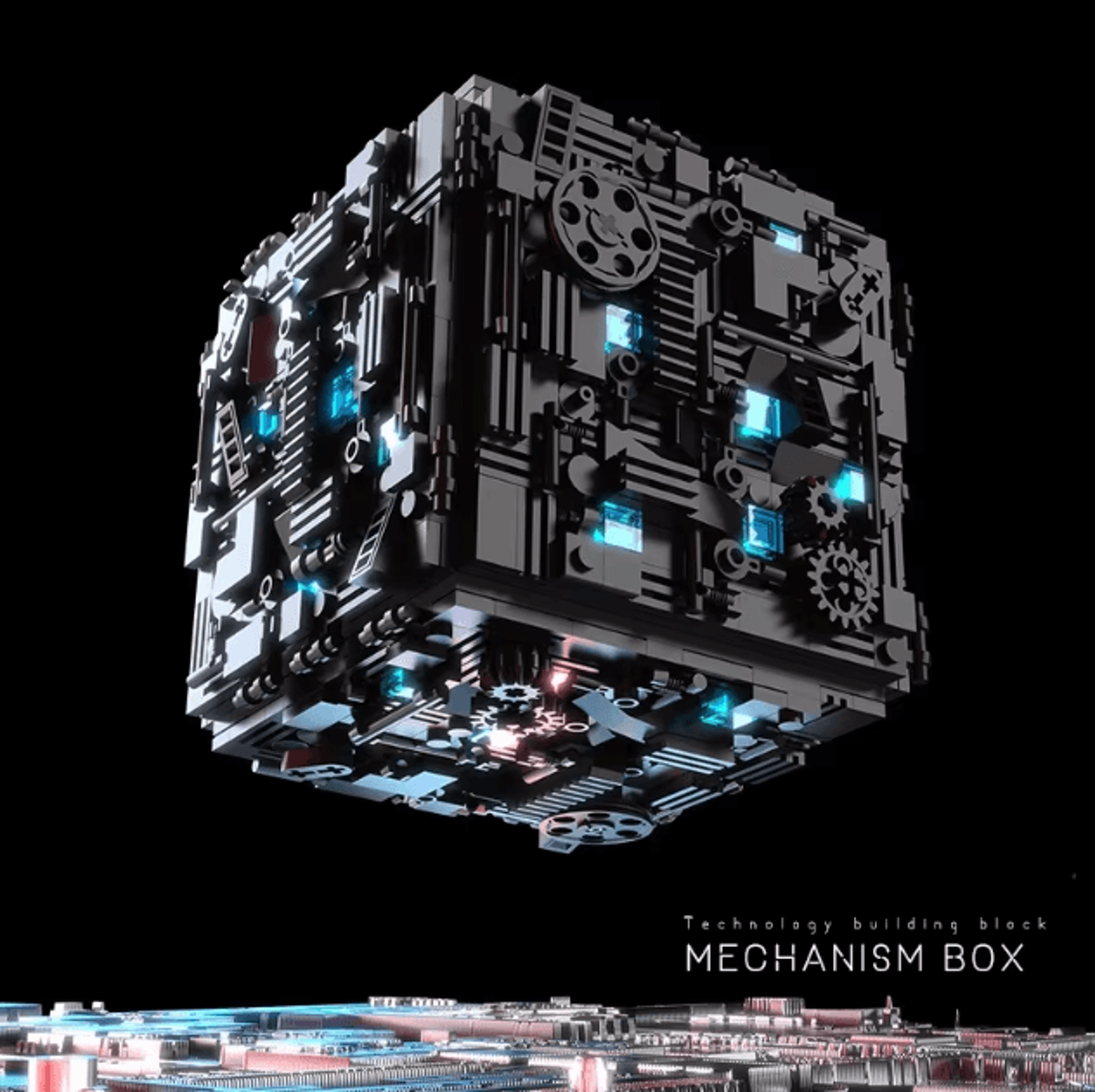 mechanism decryption building block puzzle toy high difficulty assembly challenge
