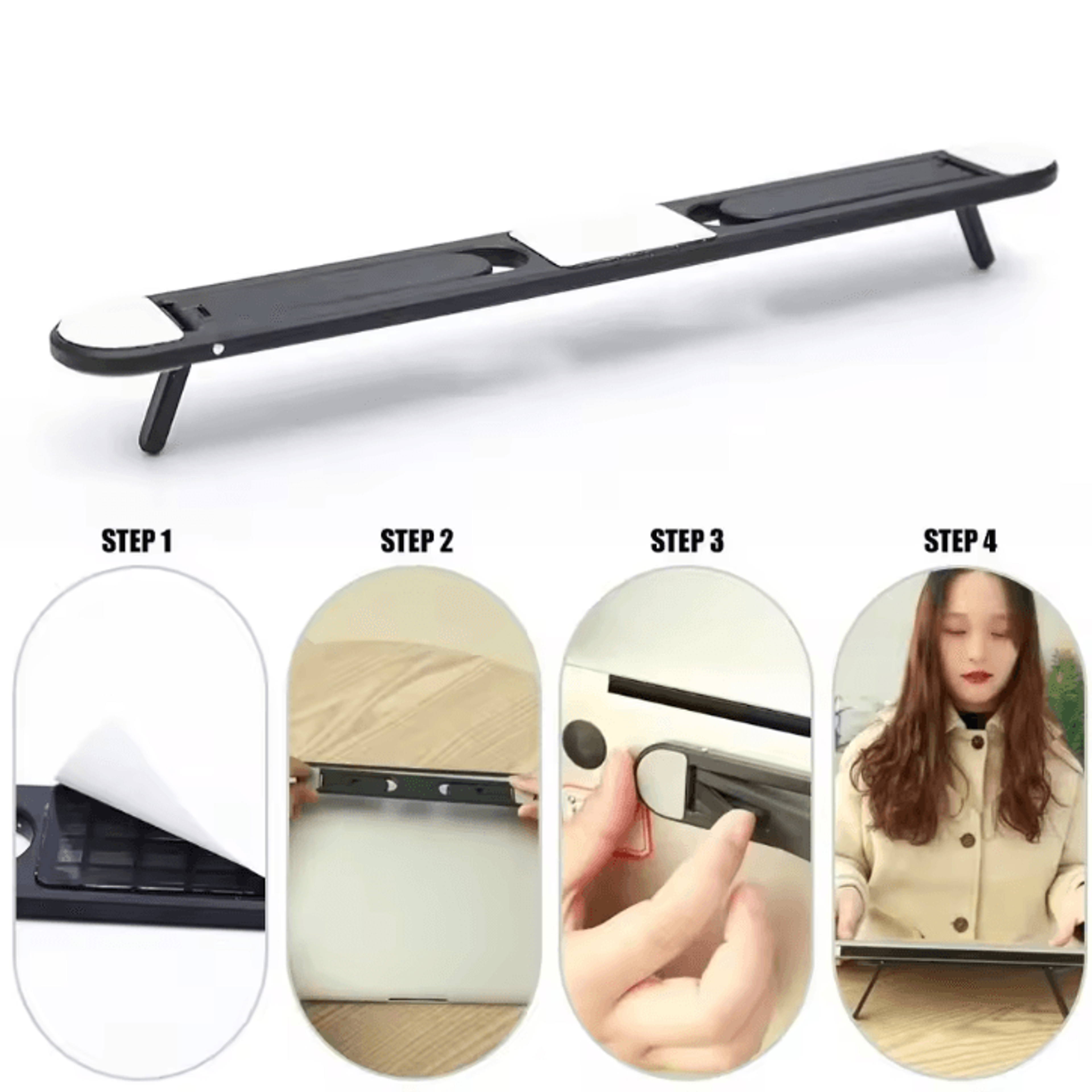 Invisible Folding Laptop Legs Universal Stand For MacBook Dell HP Lenovo Samsung 2