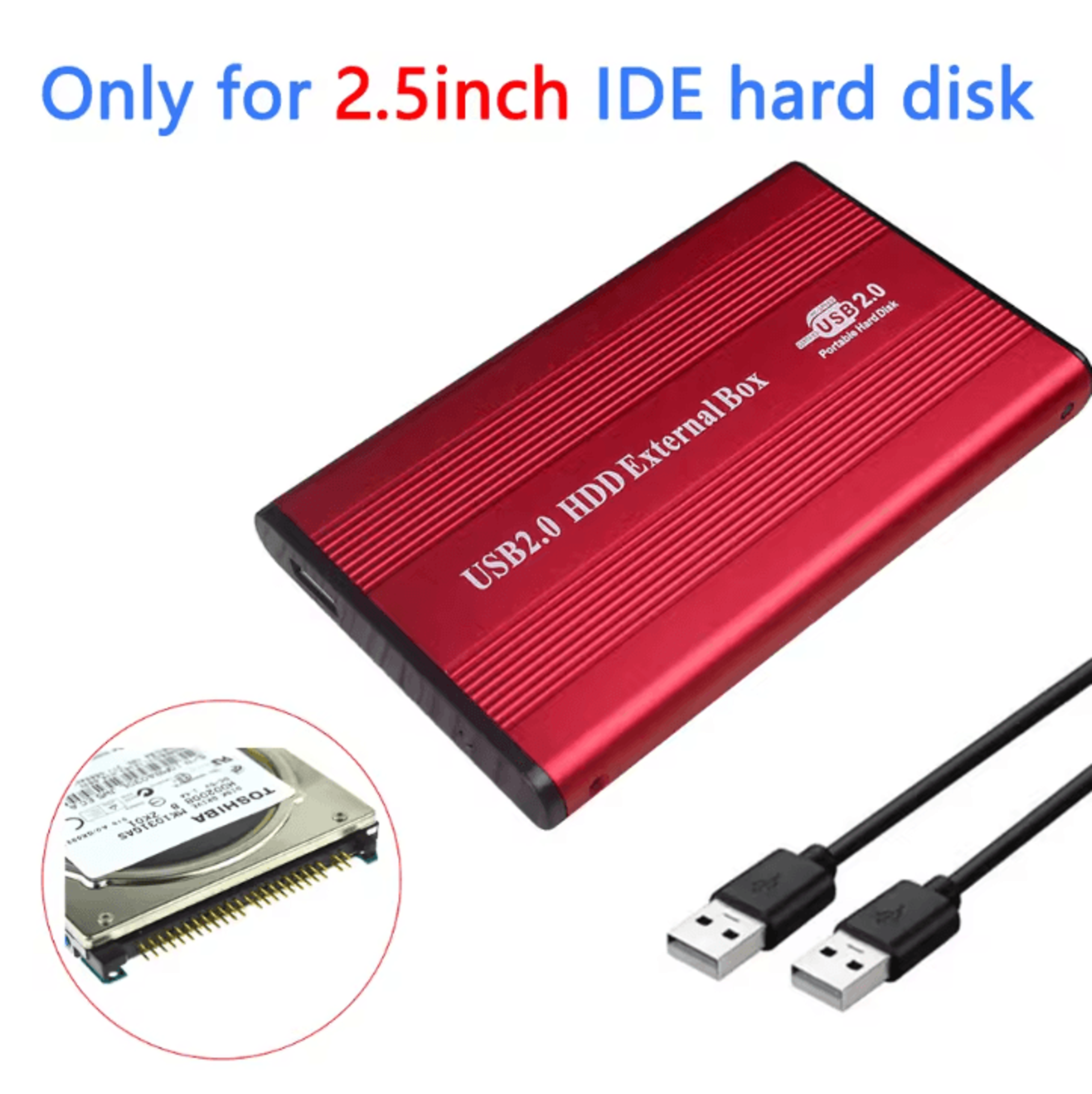 USB20 IDE To SATA Hard Drive Enclosure For 25 And 35 Inch HDD 6