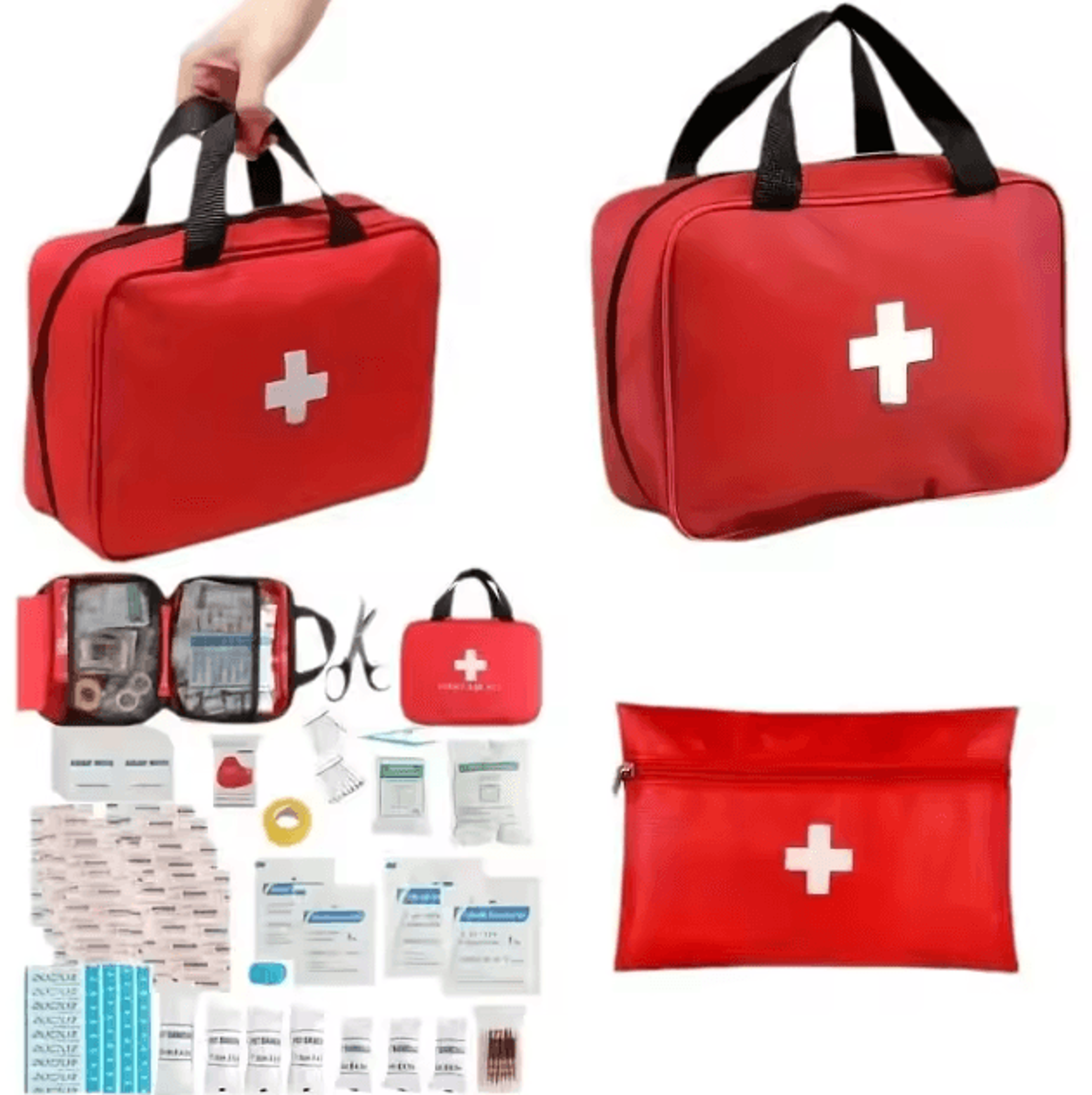Premium Compact First Aid Kit  Trauma Medical Kit For Home Car Travel  Outdoor Emergencies 6
