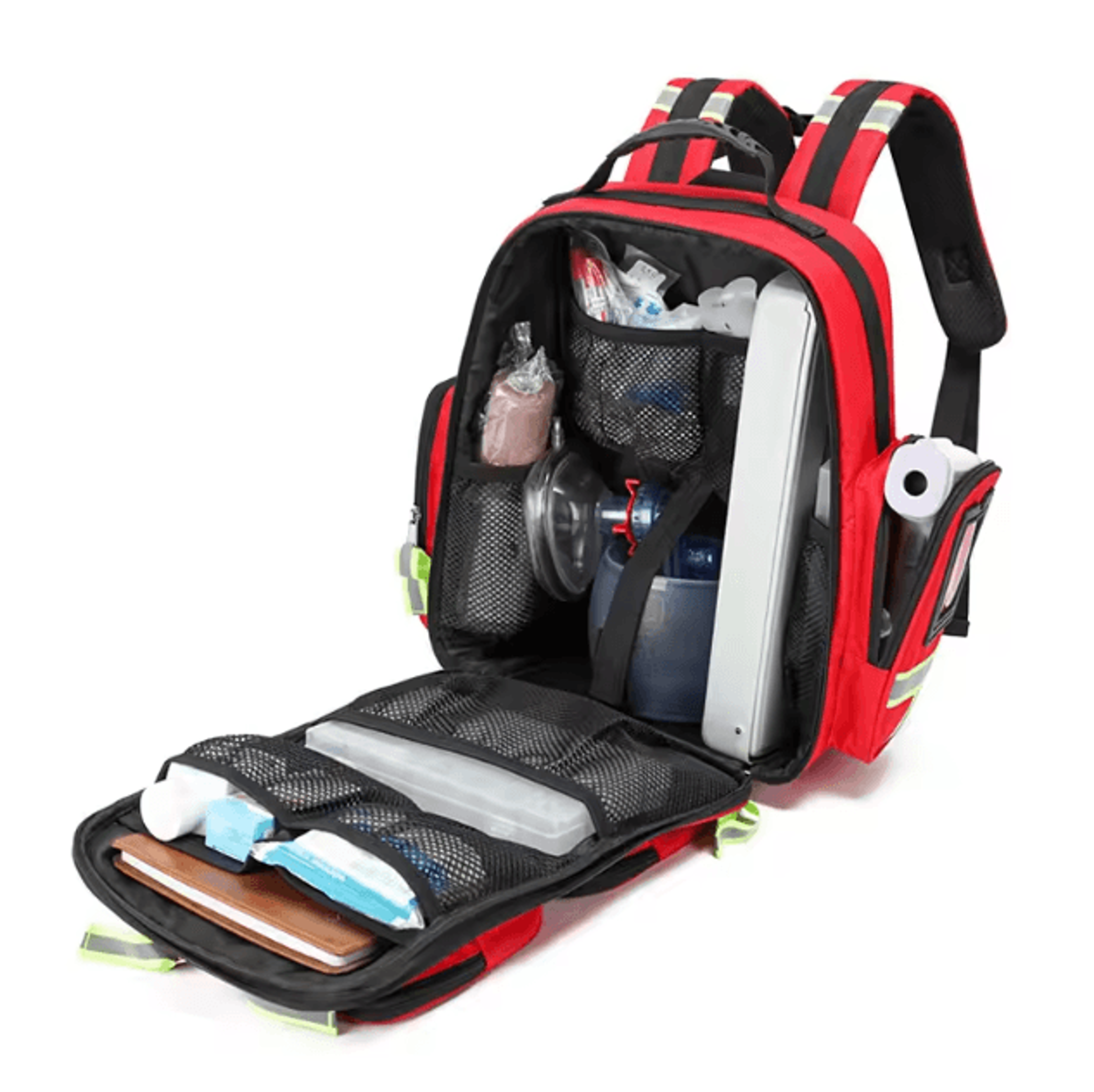 Large Capacity Emergency Rescue Backpack  Outdoor Survival First Aid Kit  Medical Storage System 3