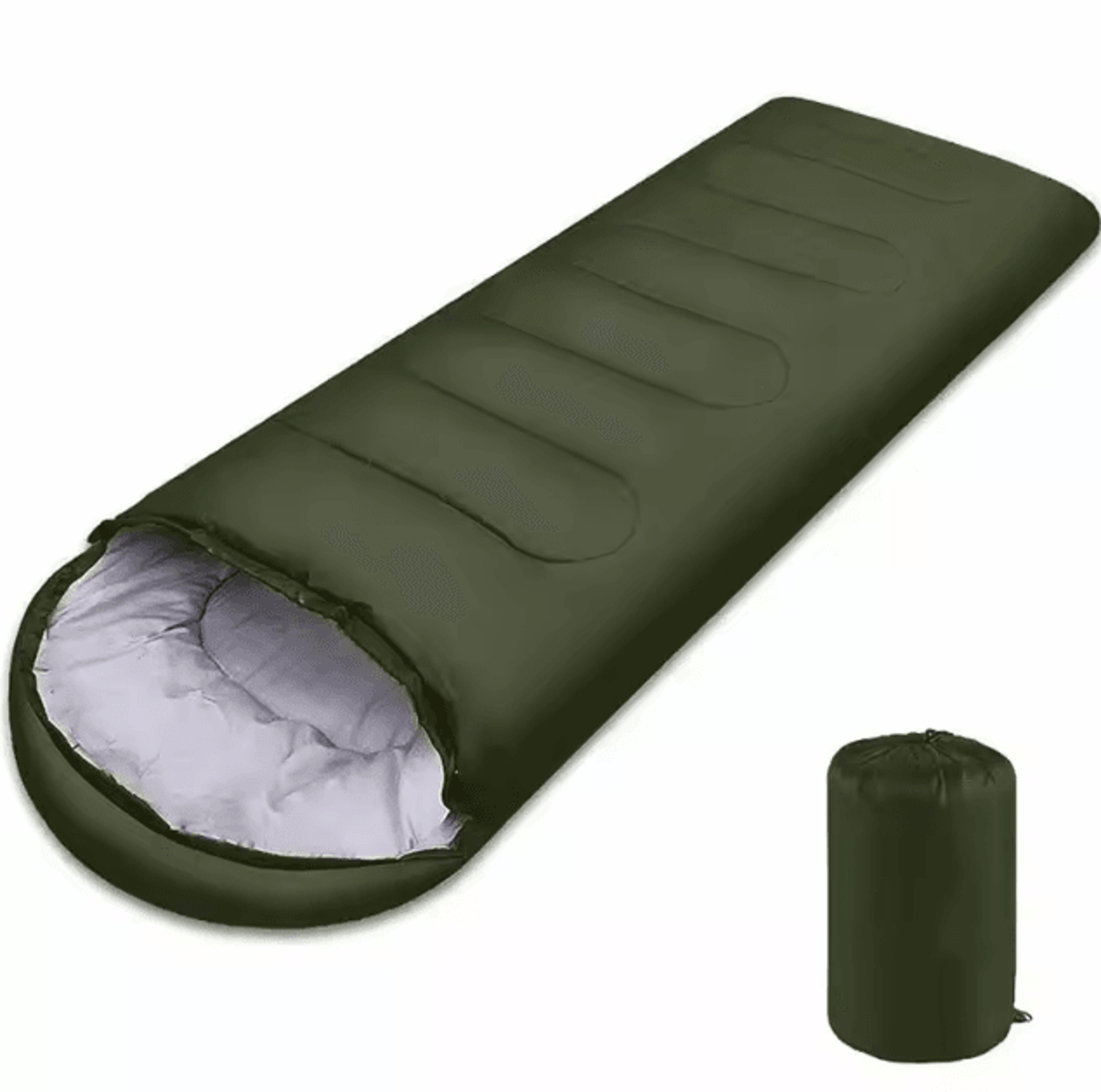 4Season Lightweight Camping Sleeping Bag  Warm Cotton Outdoor Mummy Backpacking Sleep Sack 5