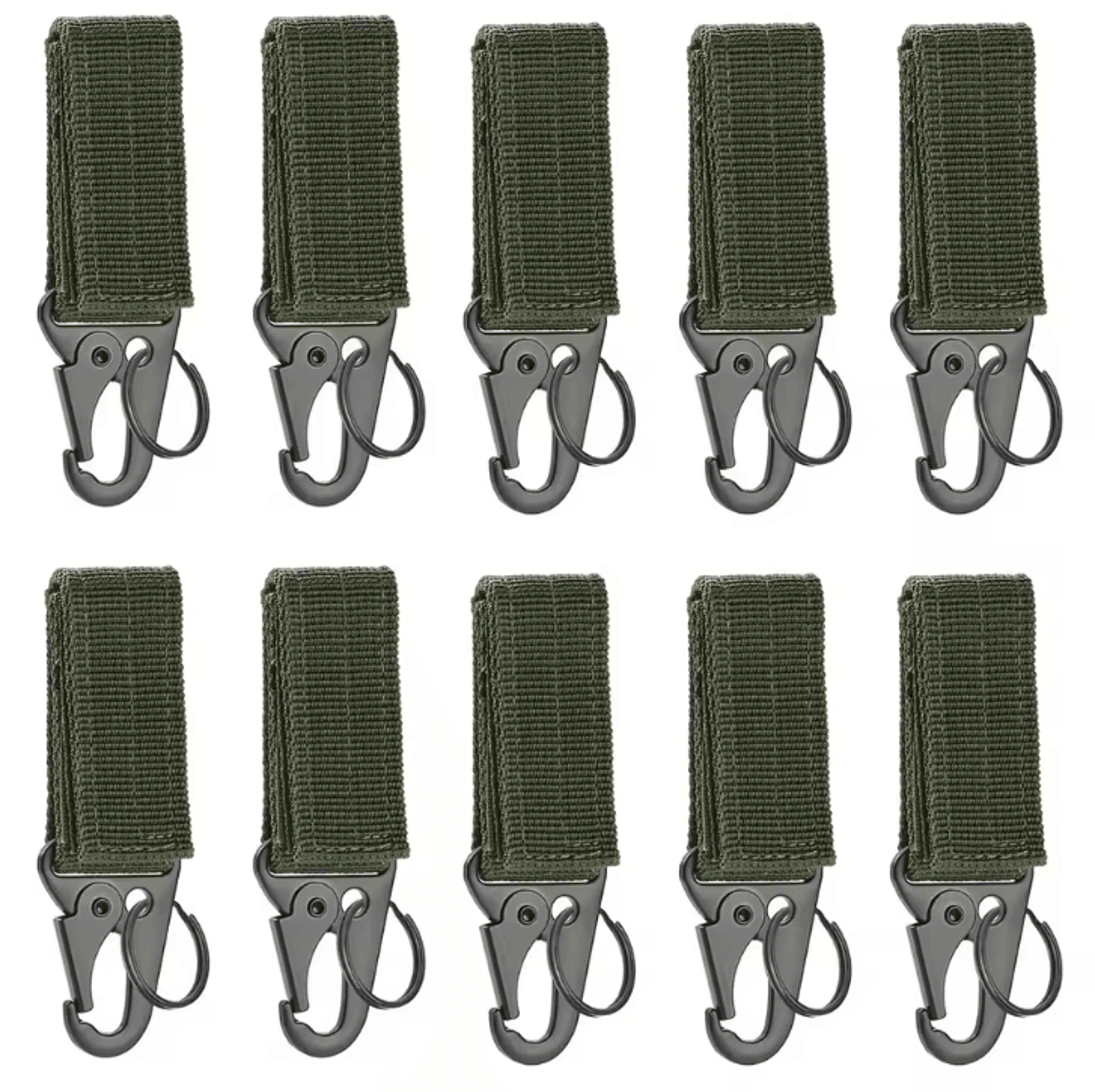 Tactical Molle Hanging Buckle Carabiner Keychain Outdoor Climbing Camping Accessory 15