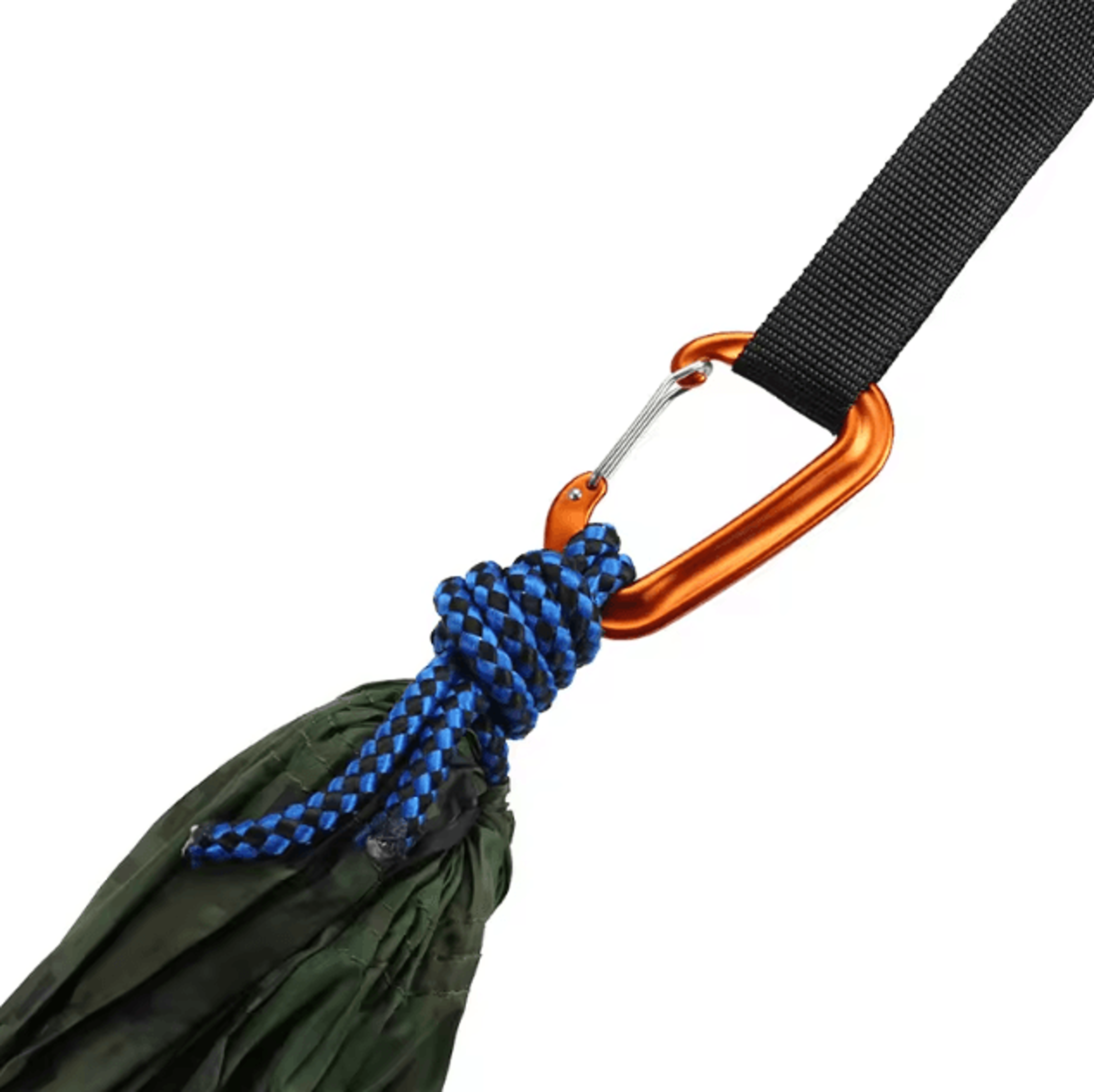 12KN Small Climbing Carabiner DShape Safety Lock Hook For Outdoor Camping And Hiking 3