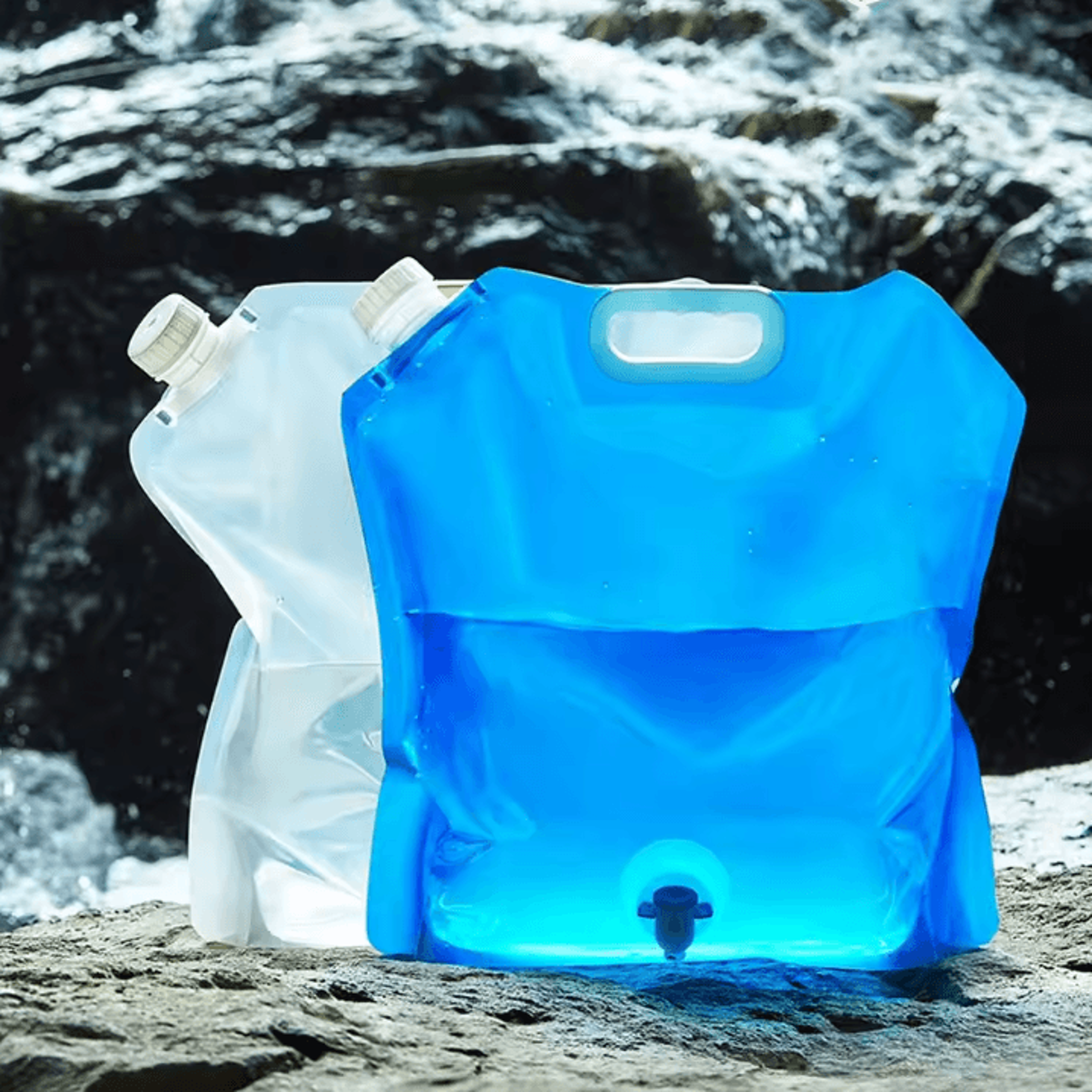Foldable Camping Water Container  5L10L Portable Outdoor Water Storage Bag For Hiking Travel  Emerg 2