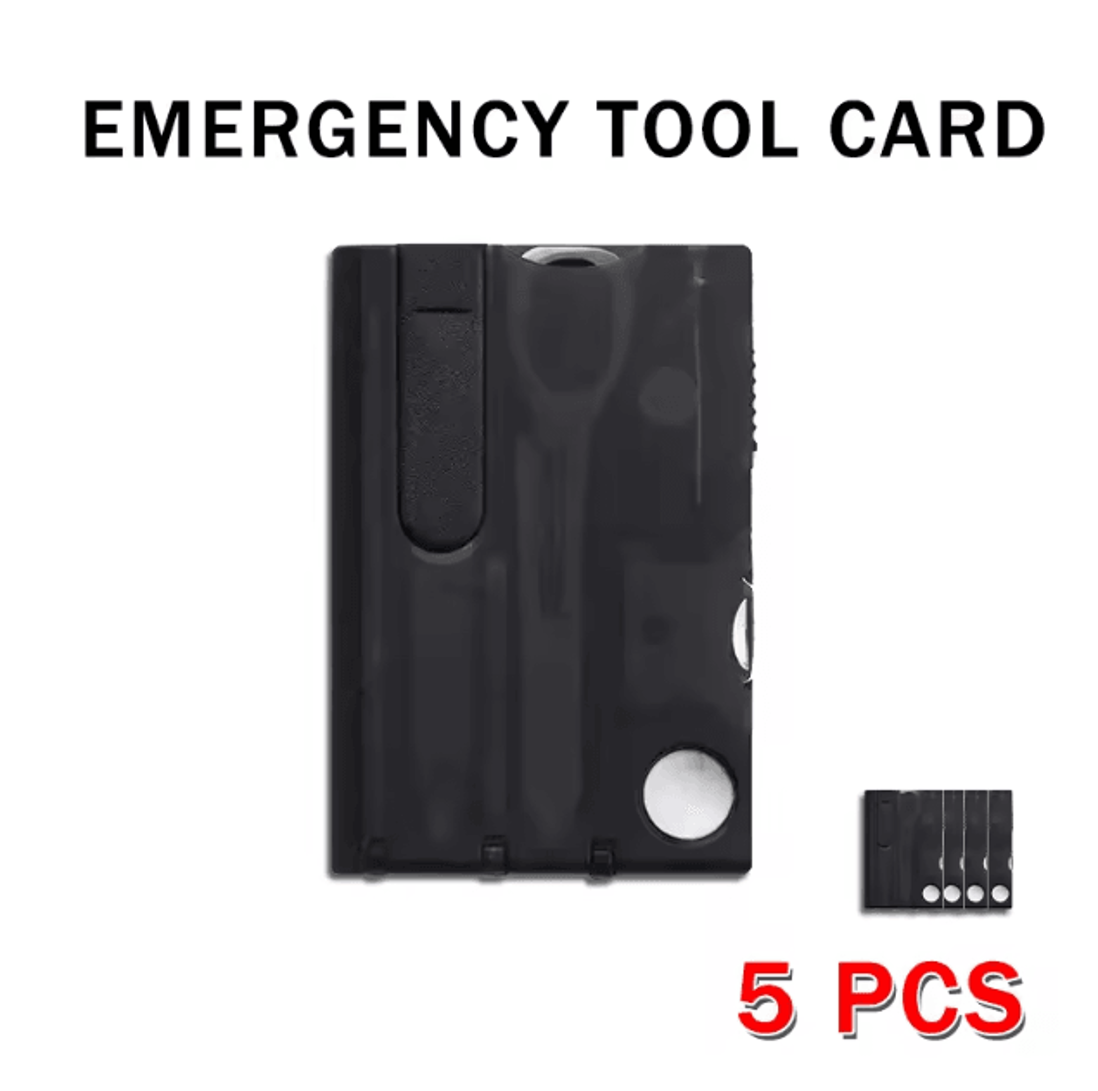 MultiTool Survival Card  Portable Swiss Army Style Wallet Tool For Camping Emergency  Outdoor Repai 10