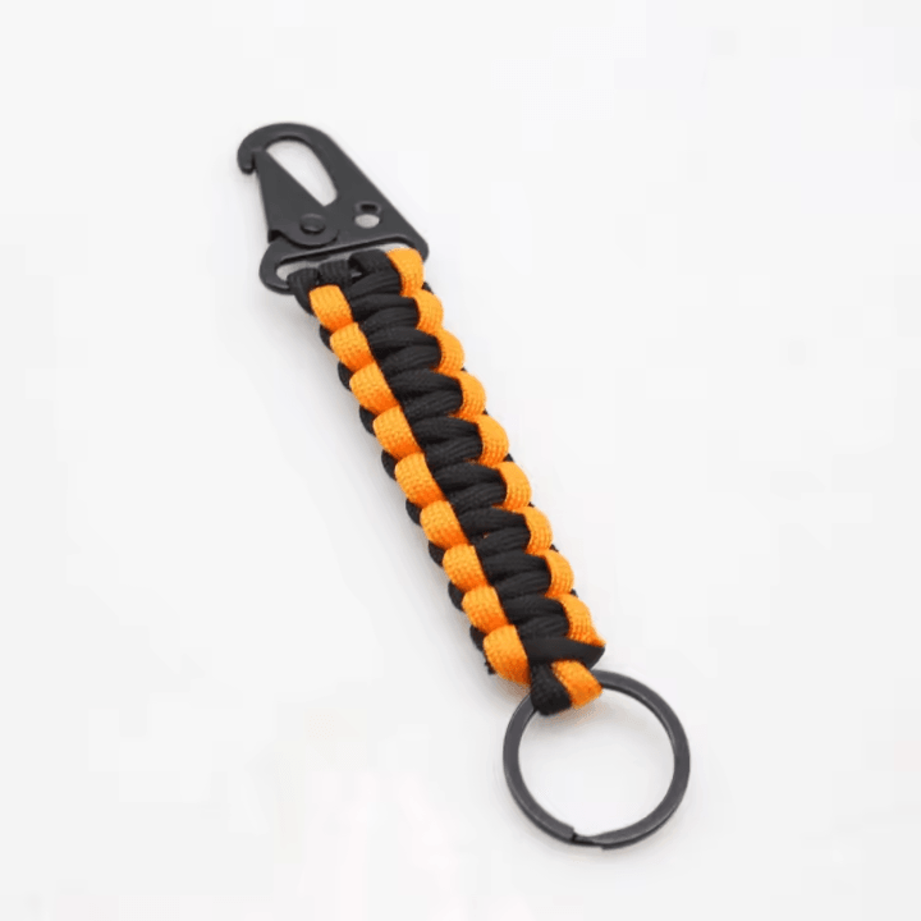 HeavyDuty Paracord Keychain With Carabiner  Military Braided Survival Keychain Lanyard For Camping  7