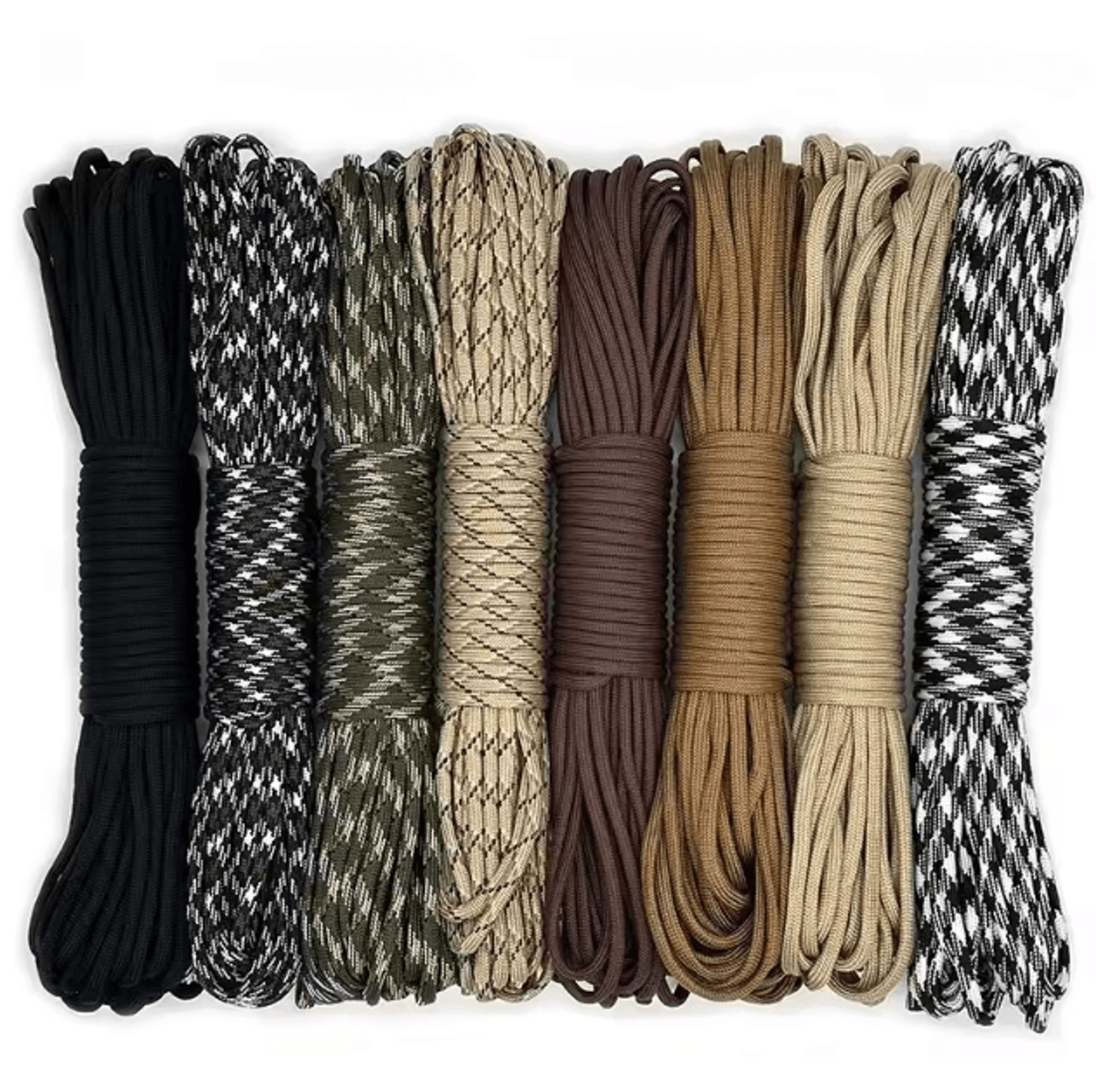 heavy-duty 550 paracord rope – 7-core 4mm parachute cord for camping, hiking, survival & diy gear