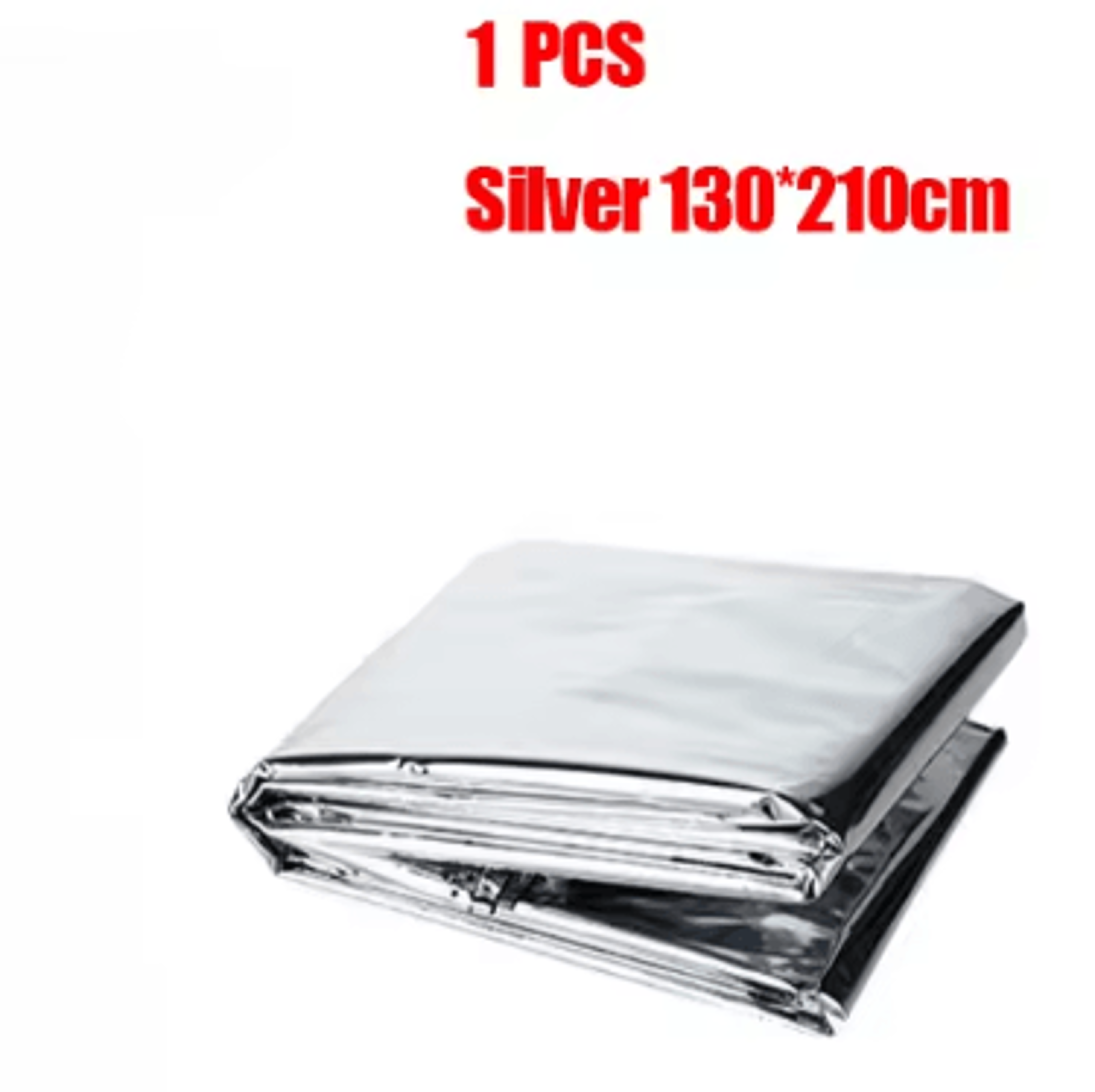 UltraLight Emergency Thermal Poncho Blanket  Waterproof Mylar Survival Poncho For Camping Hiking  E 6