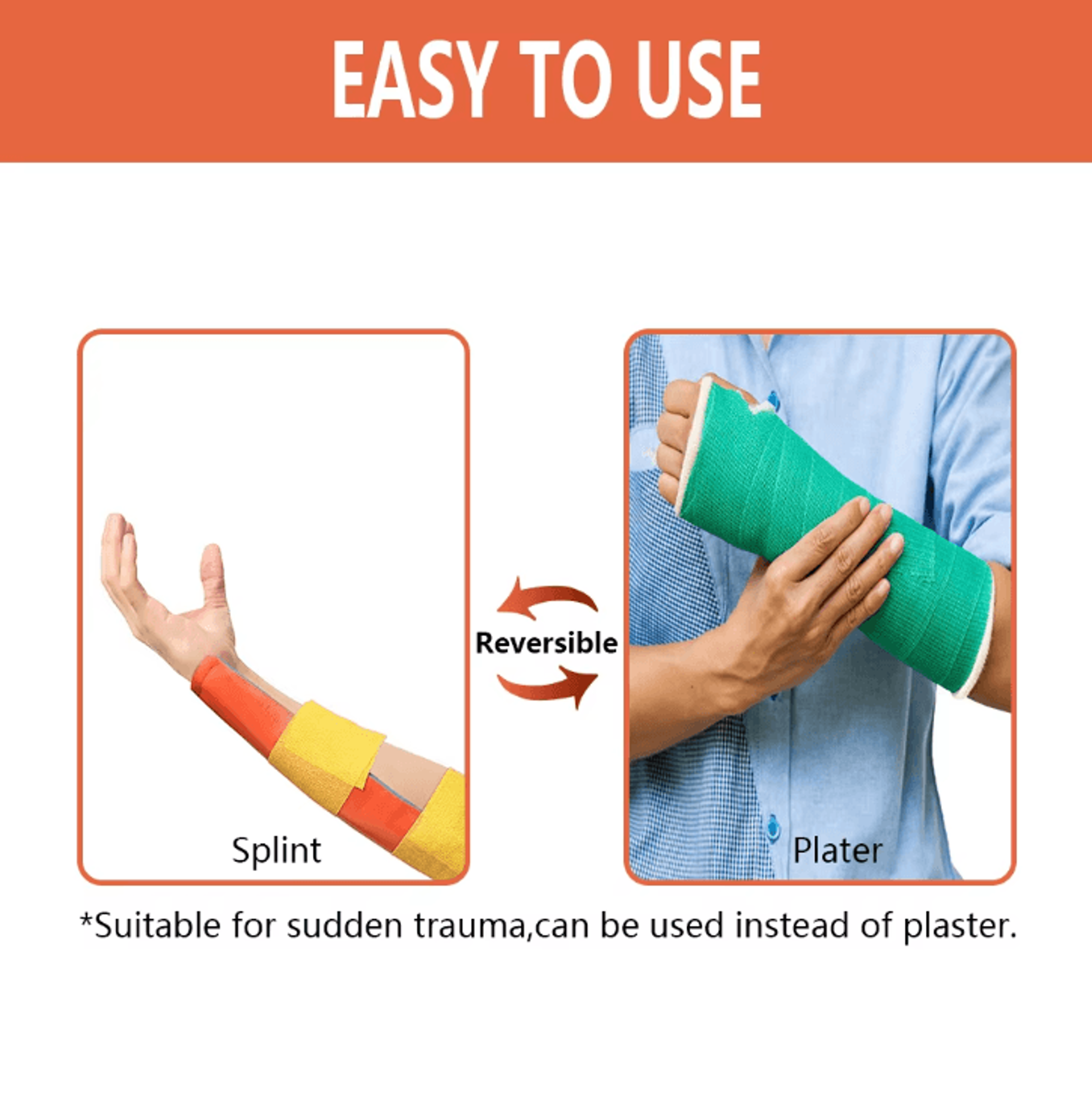 Universal Aluminum Splint Roll  Moldable Emergency Medical Splint For Camping Travel  Survival Firs 4