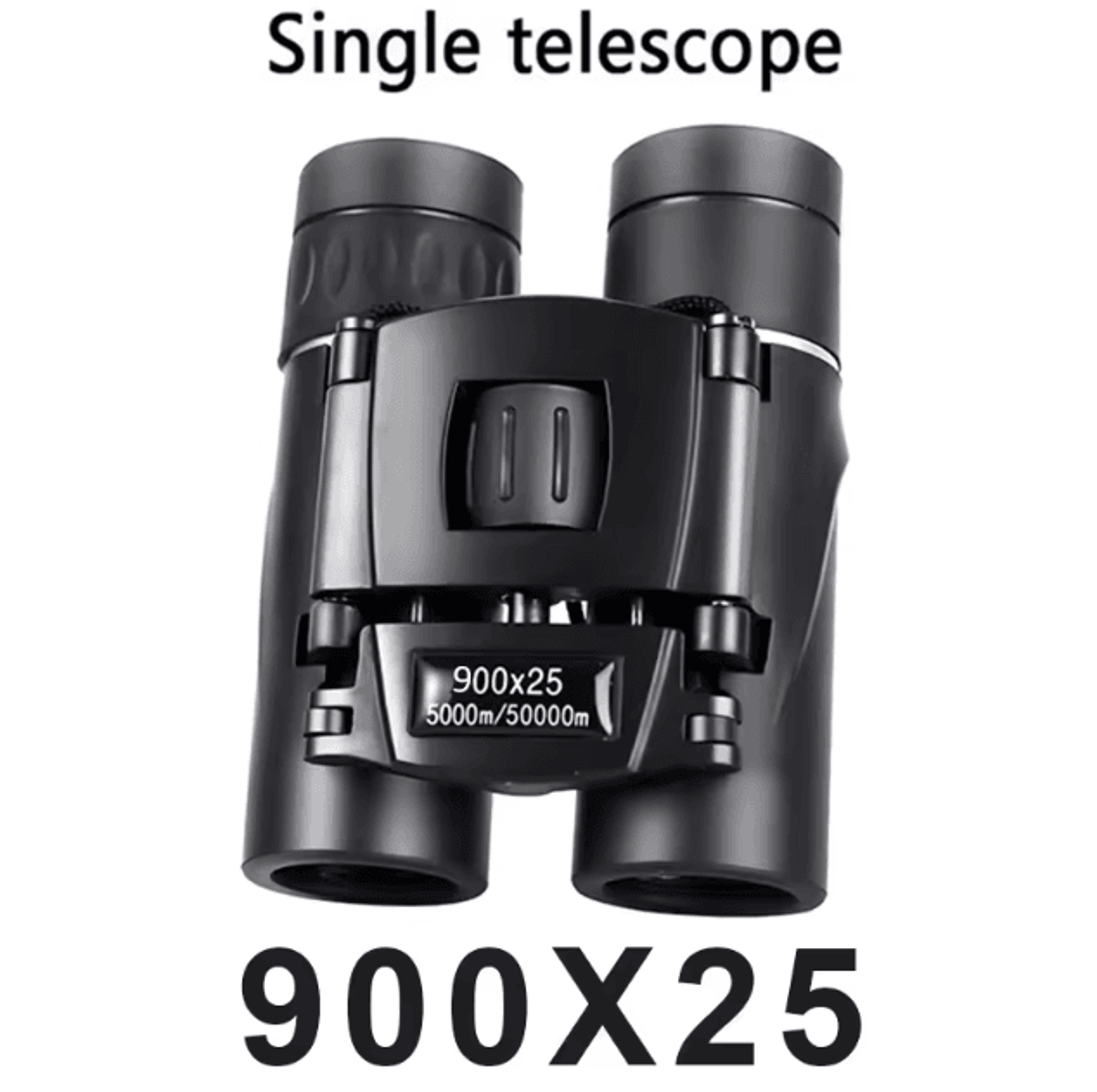 900x25 HD Zoom Binoculars Portable BAK4 Prism Binoculars Folding Long Range Outdoor Telescope For C 6